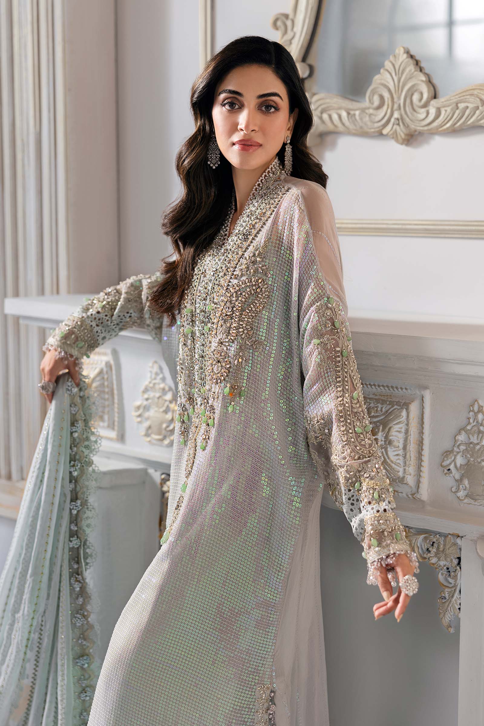 Maria B | Mbroidered 2025 | BD-3005 - by - Libasekhas UK - Registered Vendor of : Maria B - 100% Original Designer Dresss