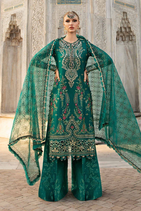 Maria B | Sateen Formals 24 | CST-805 - by - Libasekhas UK - Registered Vendor of : Maria B - 100% Original Designer Dresss