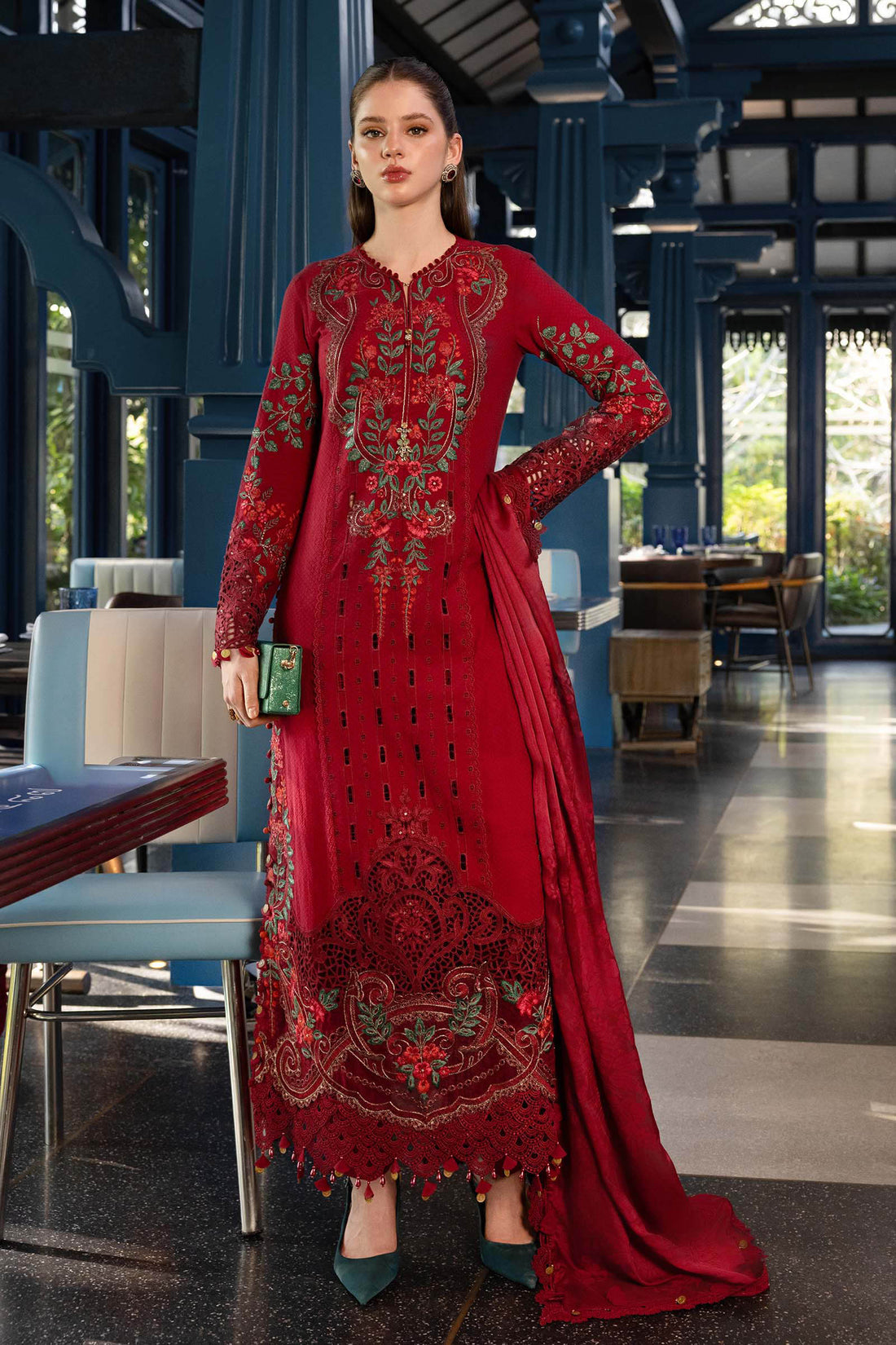 Maria B | luxury Lawn 26 | EL-26-05 - by Libasekhas UK - Registered Vendor of : Maria B - 100% Original Designer Dress