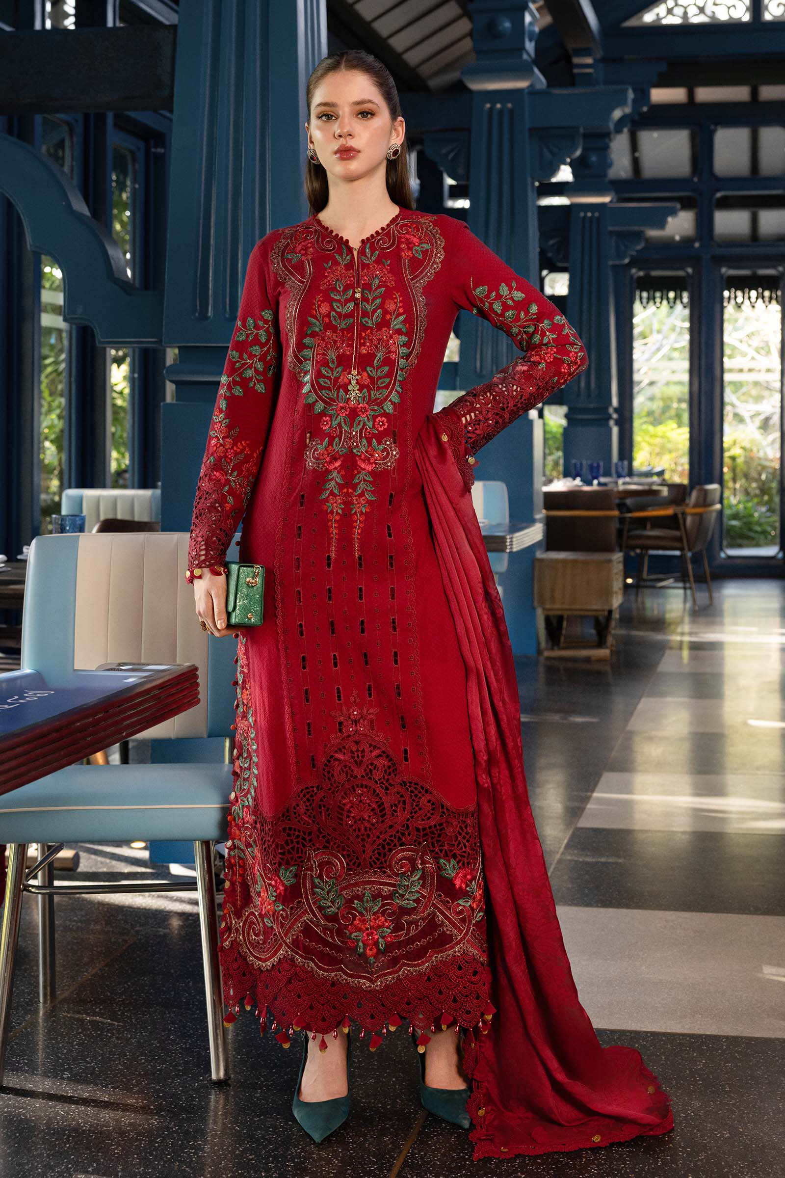 Maria B | luxury Lawn 26 | EL-26-05 - by Libasekhas UK - Registered Vendor of : Maria B - 100% Original Designer Dress
