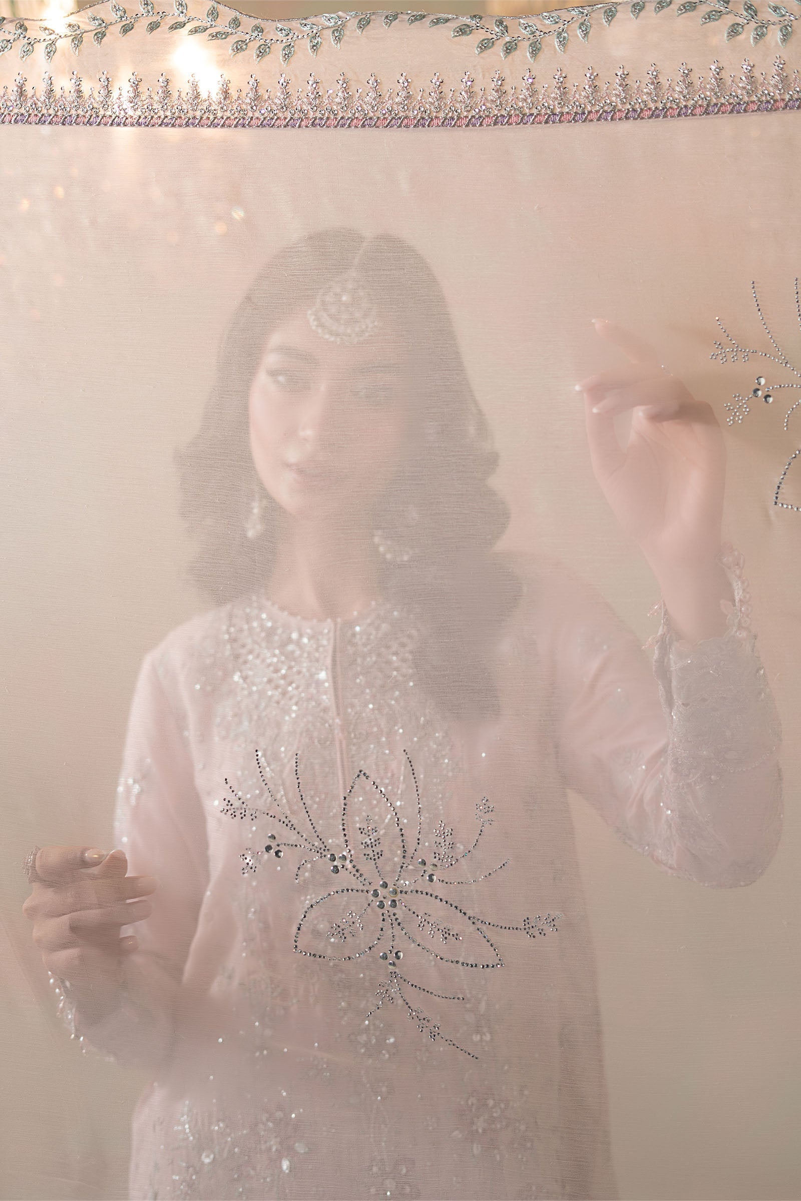 Maria B | Soiree Formals | WFS-09-05-Nude - by Libasekhas UK - Registered Vendor of : Maria B - 100% Original Designer Dress