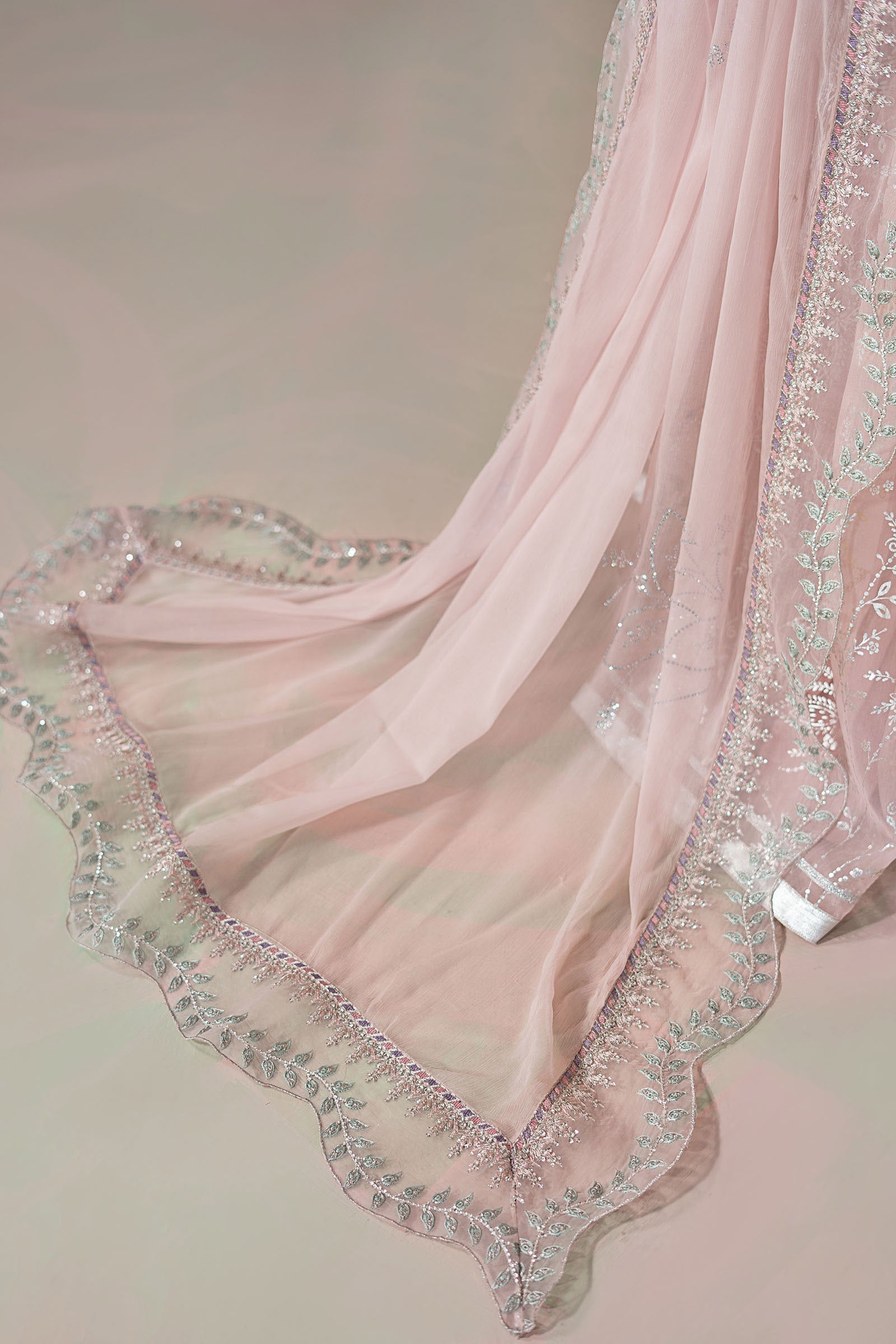 Maria B | Soiree Formals | WFS-09-05-Nude - by Libasekhas UK - Registered Vendor of : Maria B - 100% Original Designer Dress