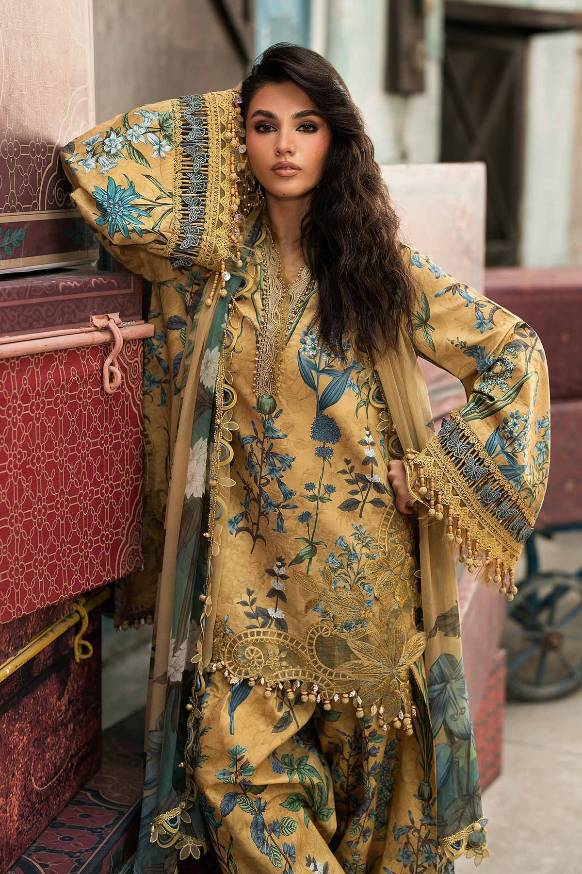 Maria B | M Prints Winter Fall 2026 | MPT-3106-A - by Libasekhas UK - Registered Vendor of : Maria B - 100% Original Designer Dress