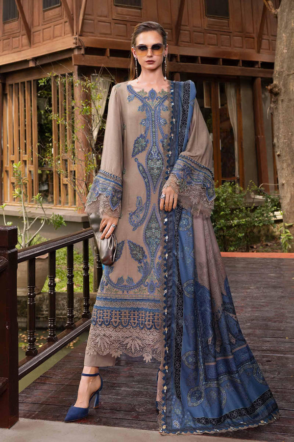 Maria B | M Prints Winter 25 | MPT-2806-A - by Libasekhas UK - Registered Vendor of : Maria B - 100% Original Designer Dress
