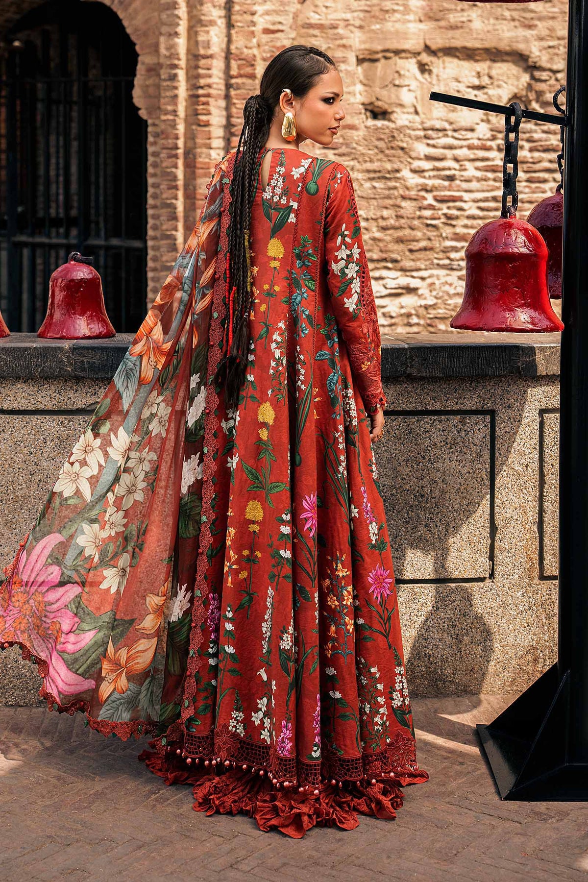 Maria B | M Prints Winter Fall 2026 | MPT-3106-B - by Libasekhas UK - Registered Vendor of : Maria B - 100% Original Designer Dress