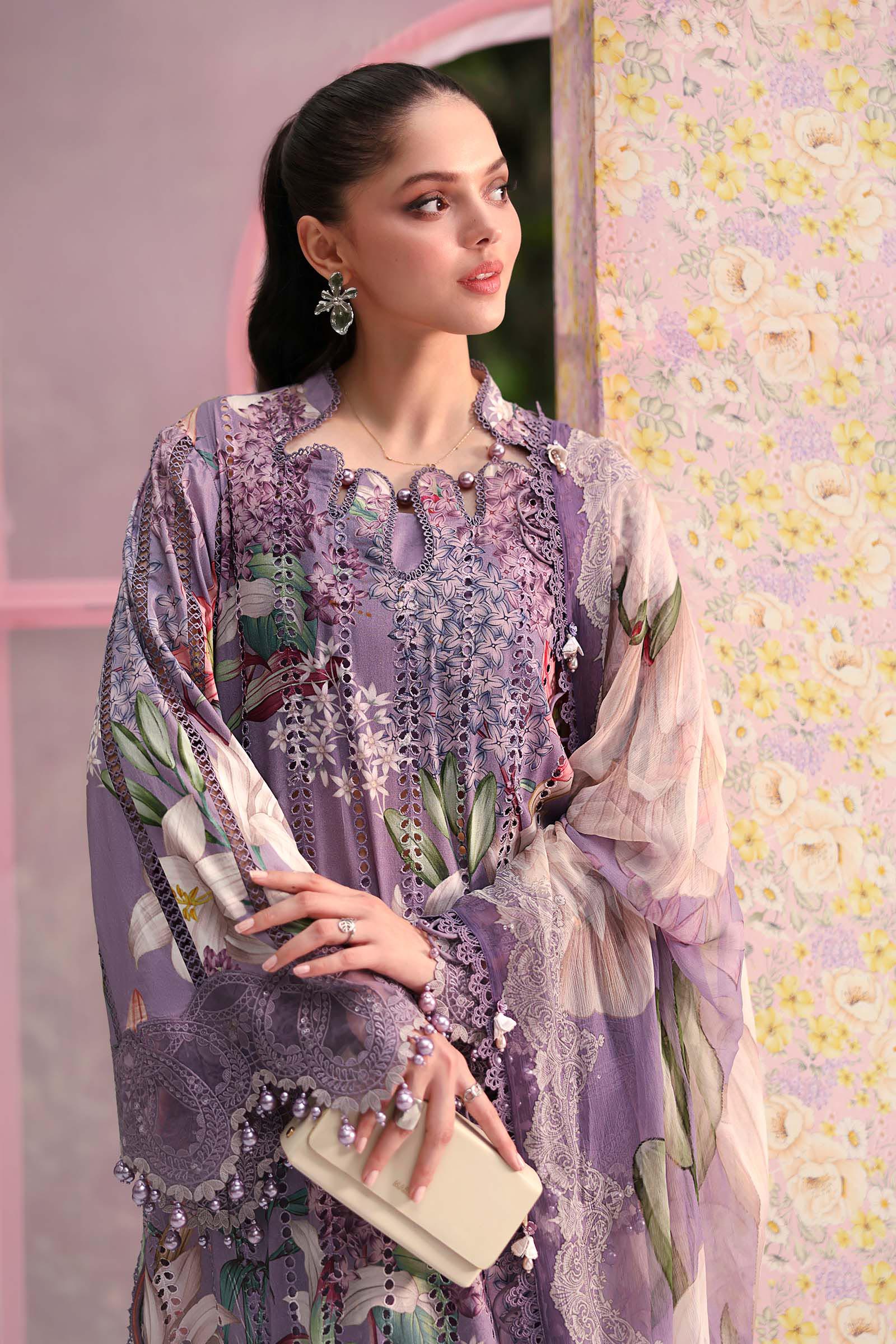 Maria B | M Prints 26 | MPT-3006-B - by Libasekhas UK - Registered Vendor of : Maria B - 100% Original Designer Dress