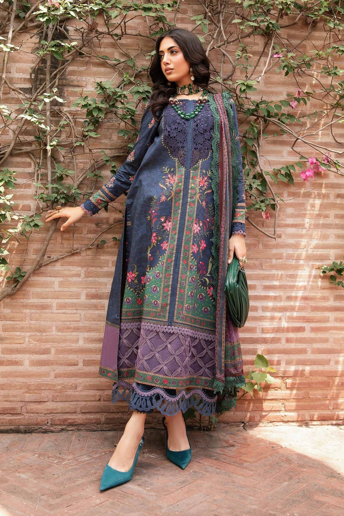 Maria.B | M Print Eid Edit | MPT-2206-B - by - Libasekhas UK - Registered Vendor of : Maria B - 100% Original Designer Dresss