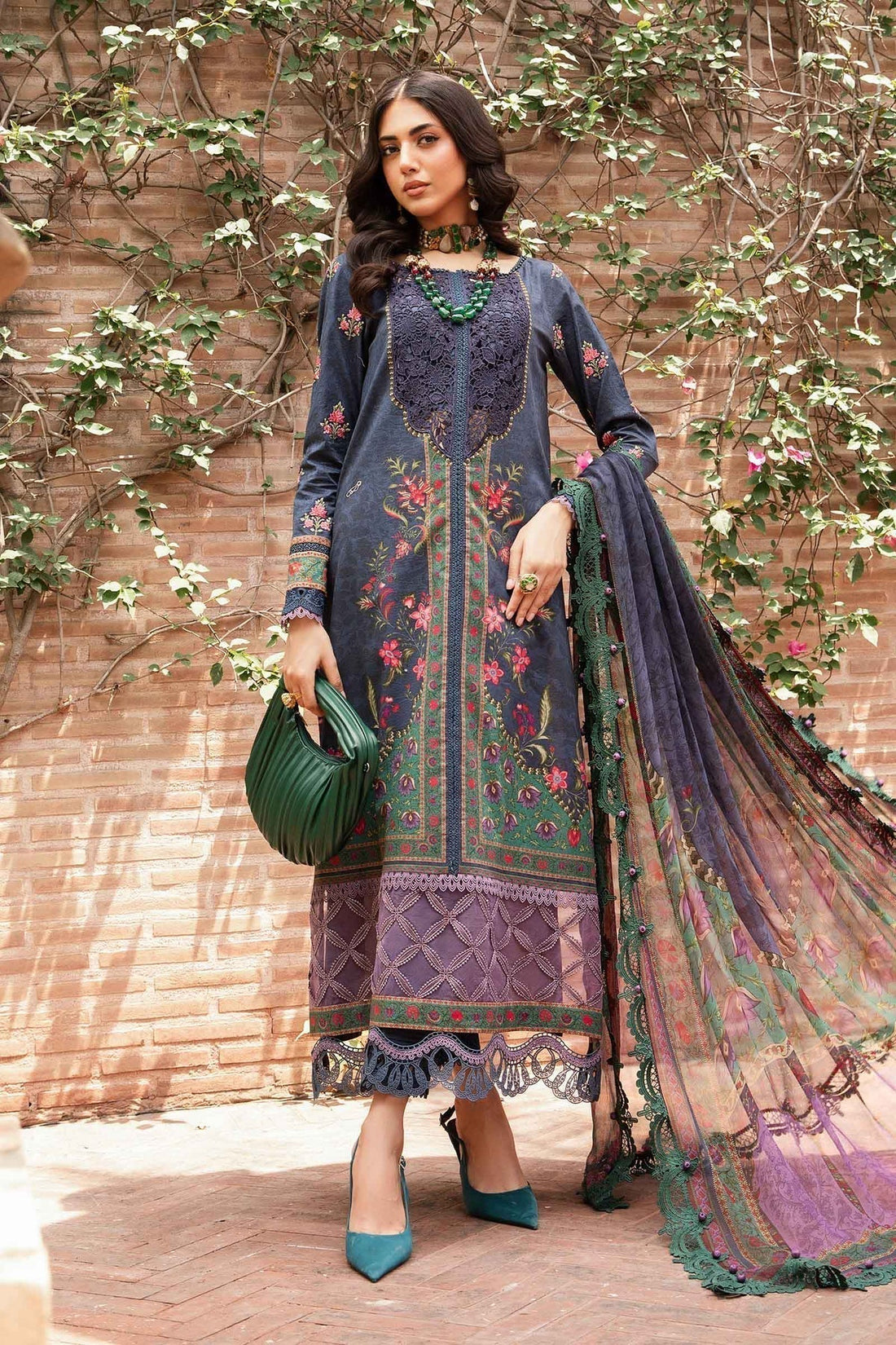 Maria.B | M Print Eid Edit | MPT-2206-B - by - Libasekhas UK - Registered Vendor of : Maria B - 100% Original Designer Dresss