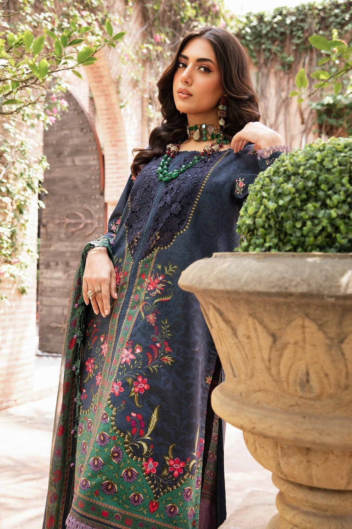 Maria.B | M Print Eid Edit | MPT-2206-B - by - Libasekhas UK - Registered Vendor of : Maria B - 100% Original Designer Dresss