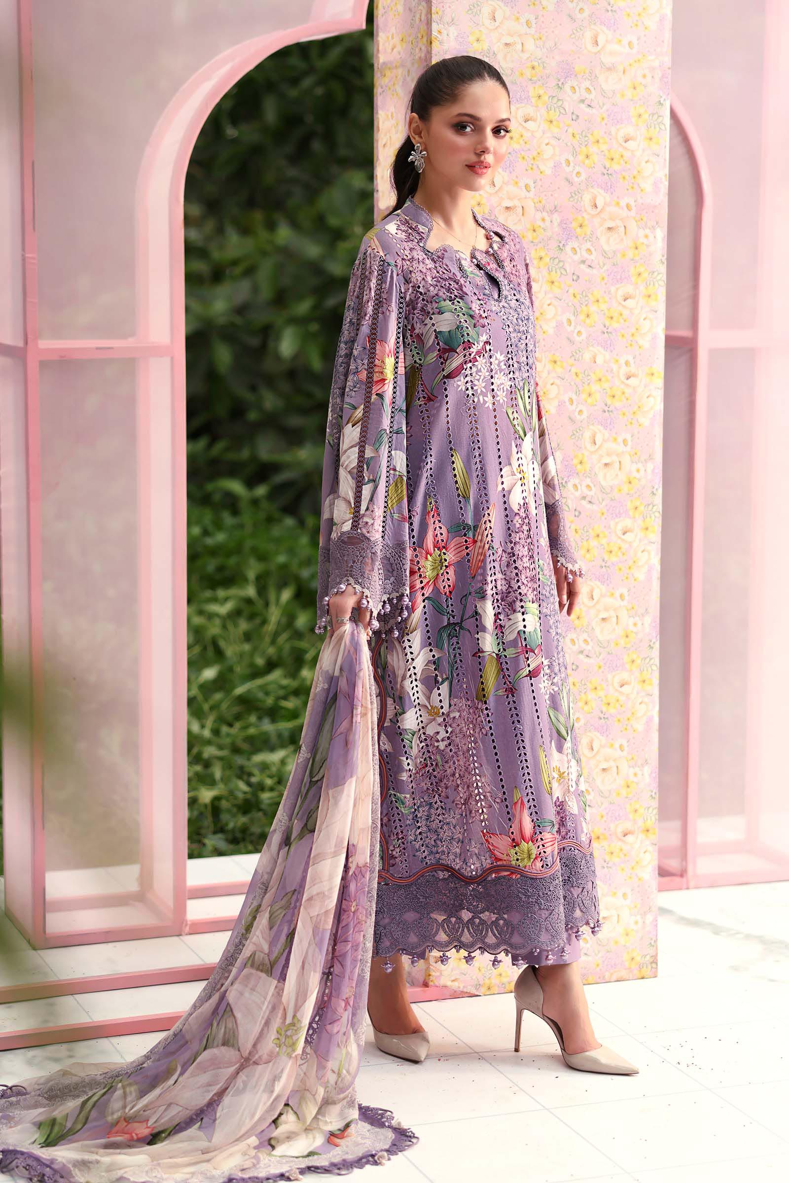 Maria B | M Prints 26 | MPT-3006-B - by Libasekhas UK - Registered Vendor of : Maria B - 100% Original Designer Dress