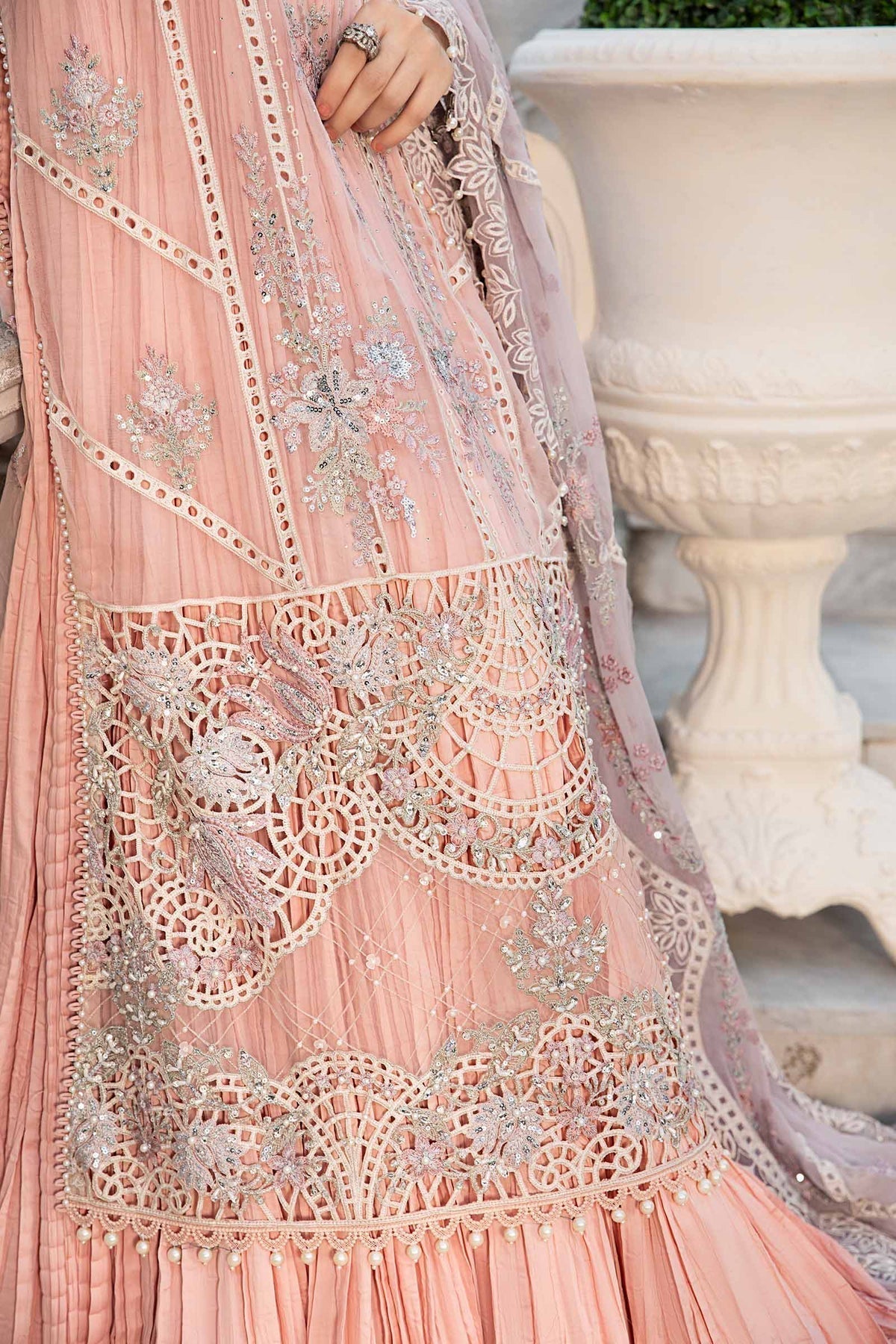 Maria B | Chiffon Formals 24 | Chiffon Suit | MPC-24-106 - by - Libasekhas UK - Registered Vendor of : Maria B - 100% Original Designer Dresss