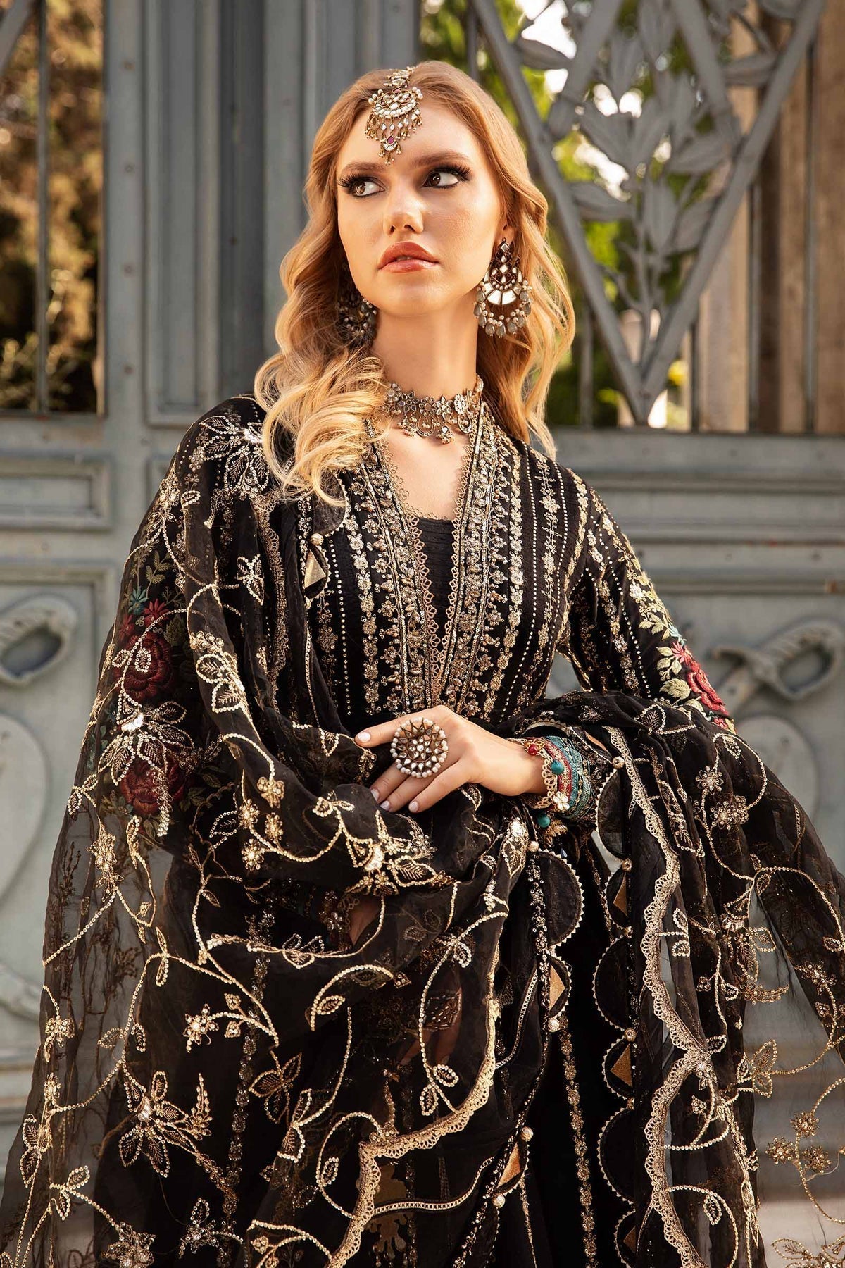 Maria B | Sateen Formals 24 | CST-806 - by - Libasekhas UK - Registered Vendor of : Maria B - 100% Original Designer Dresss