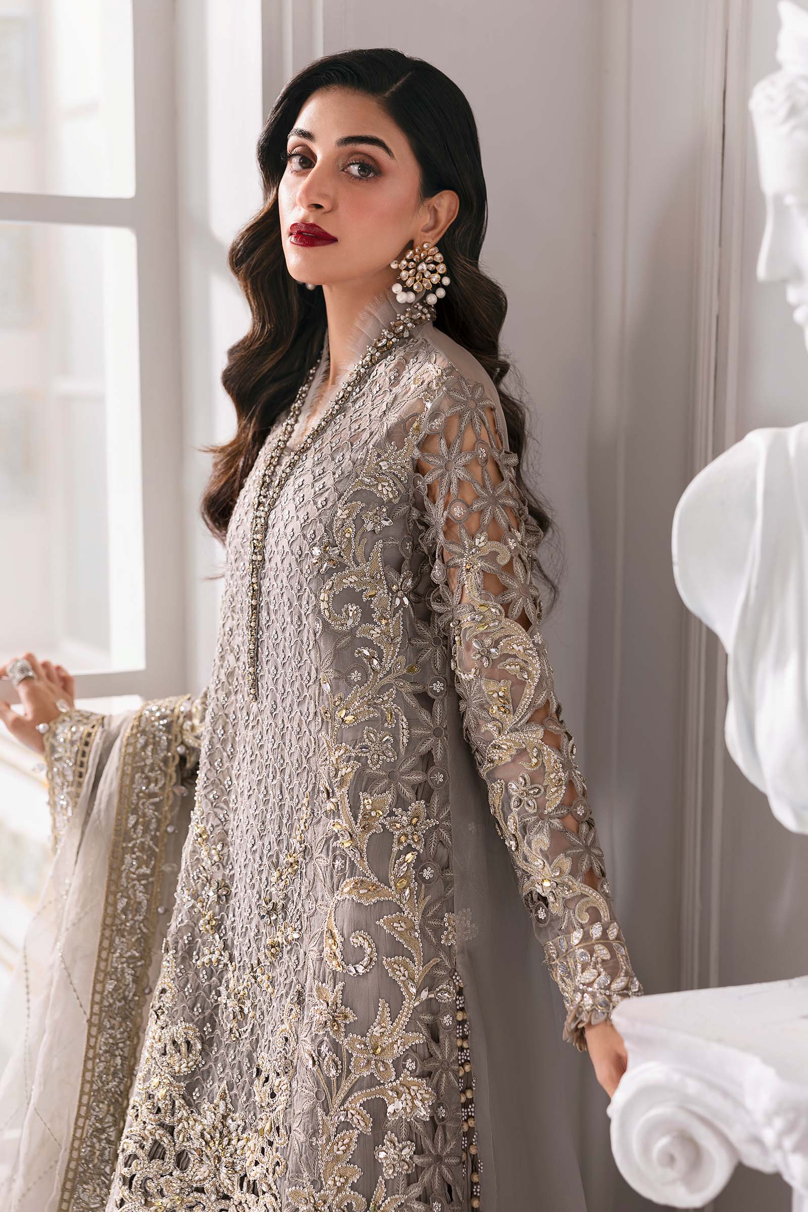 Maria B | Mbroidered 2025 | BD-3006 - by - Libasekhas UK - Registered Vendor of : Maria B - 100% Original Designer Dresss