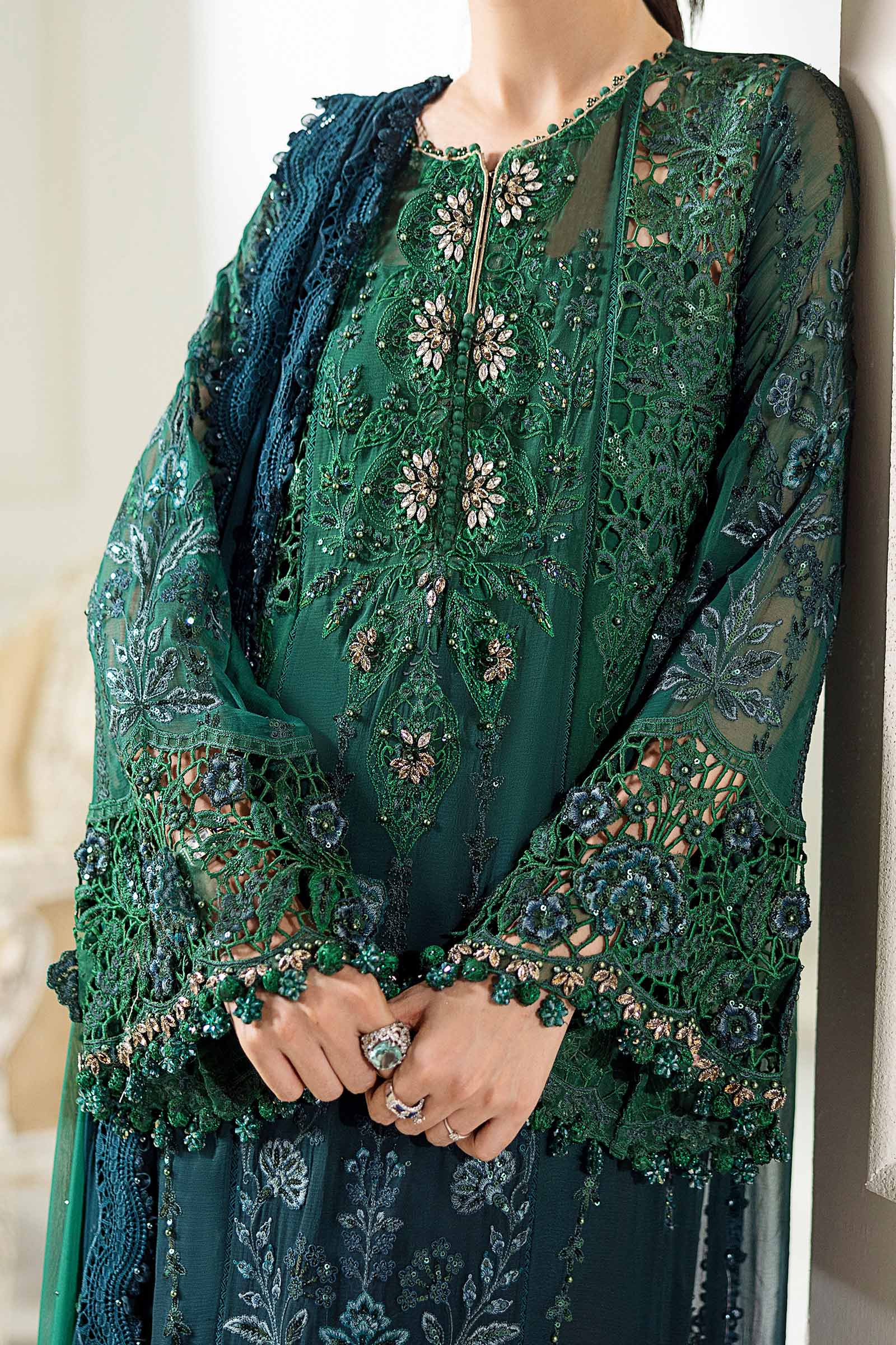 Maria B | Chiffon Formals 25 | MPC-25-106 - by Libasekhas UK - Registered Vendor of : Maria B - 100% Original Designer Dress