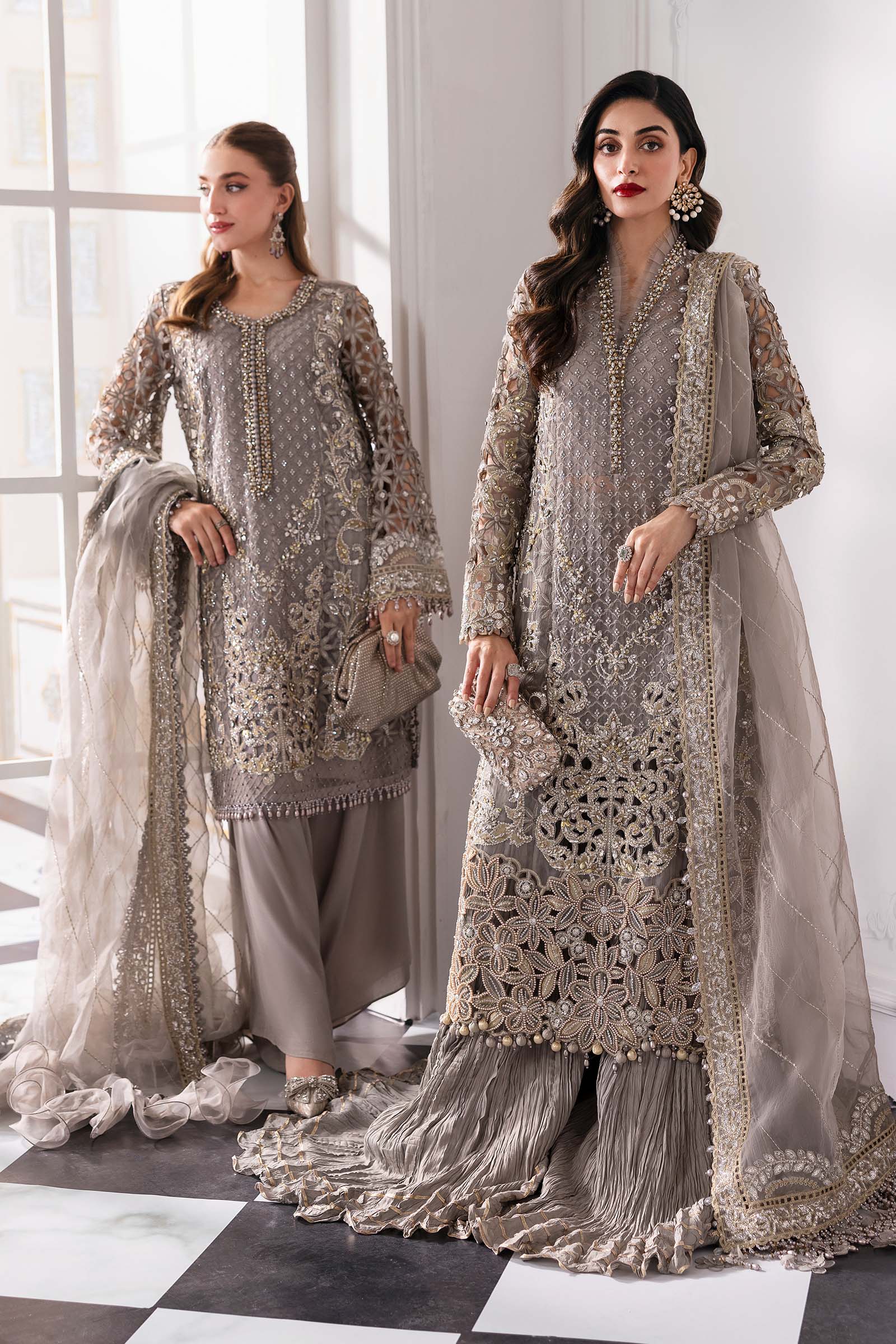 Maria B | Mbroidered 2025 | BD-3006 - by - Libasekhas UK - Registered Vendor of : Maria B - 100% Original Designer Dresss