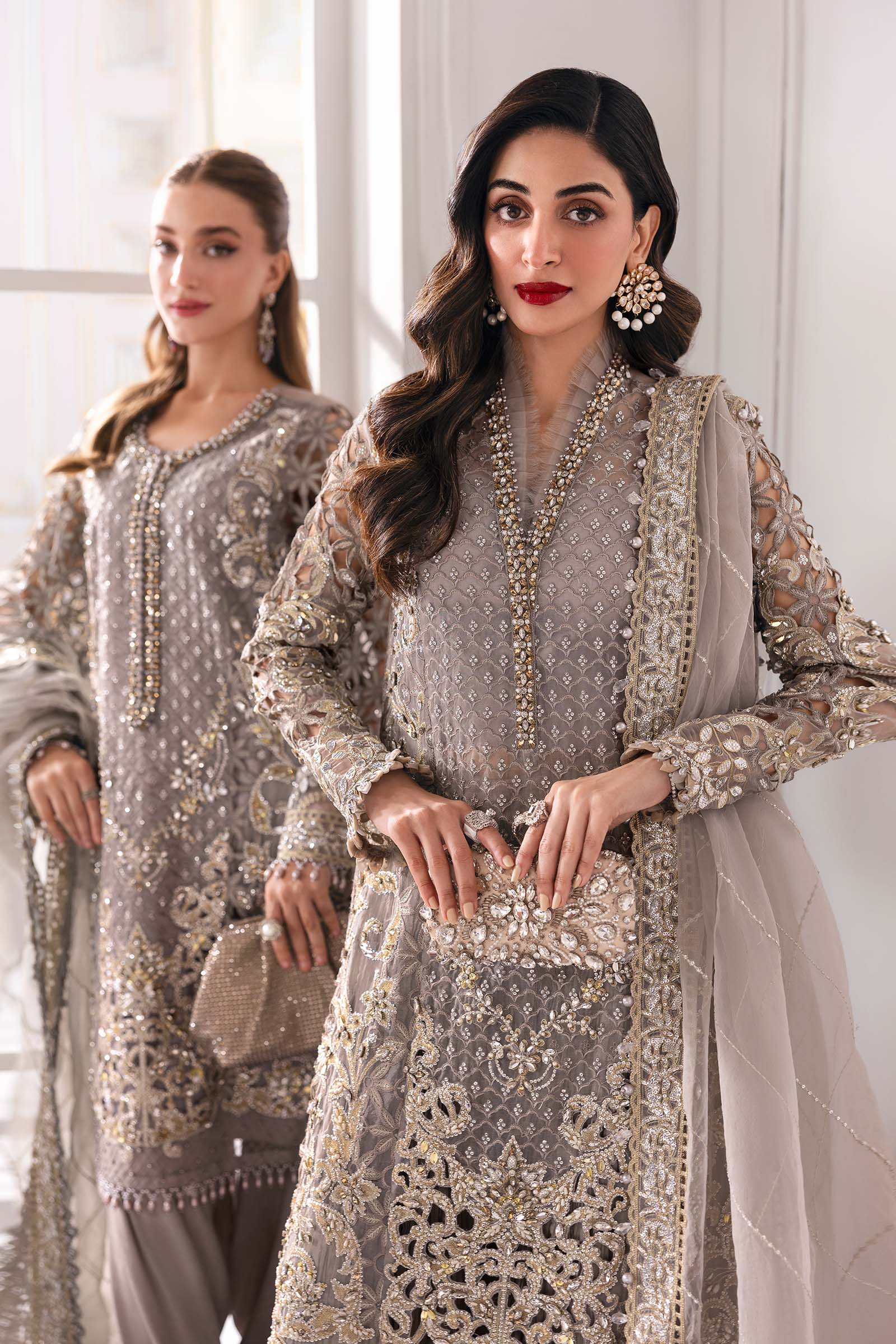 Maria B | Mbroidered 2025 | BD-3006 - by - Libasekhas UK - Registered Vendor of : Maria B - 100% Original Designer Dresss