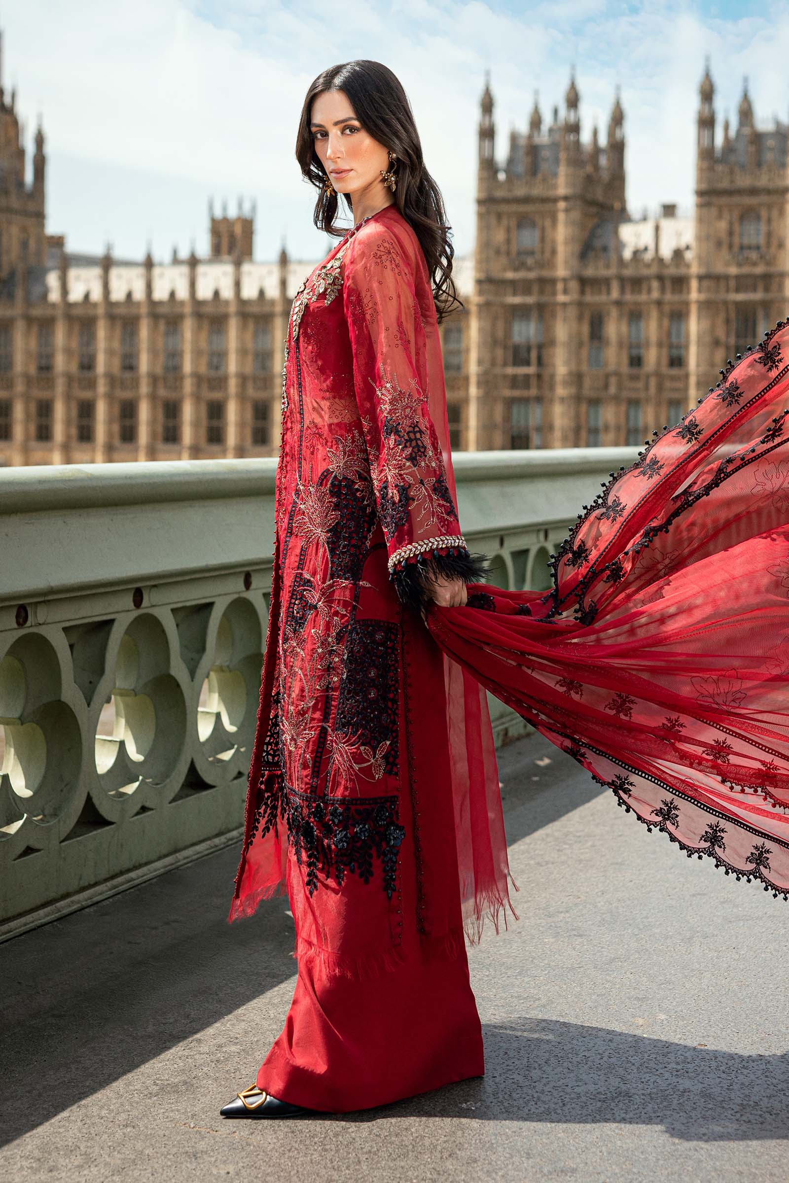 Maria B | Soiree Formals 25 | WF-09-06 - by Libasekhas UK - Registered Vendor of : Maria B - 100% Original Designer Dress