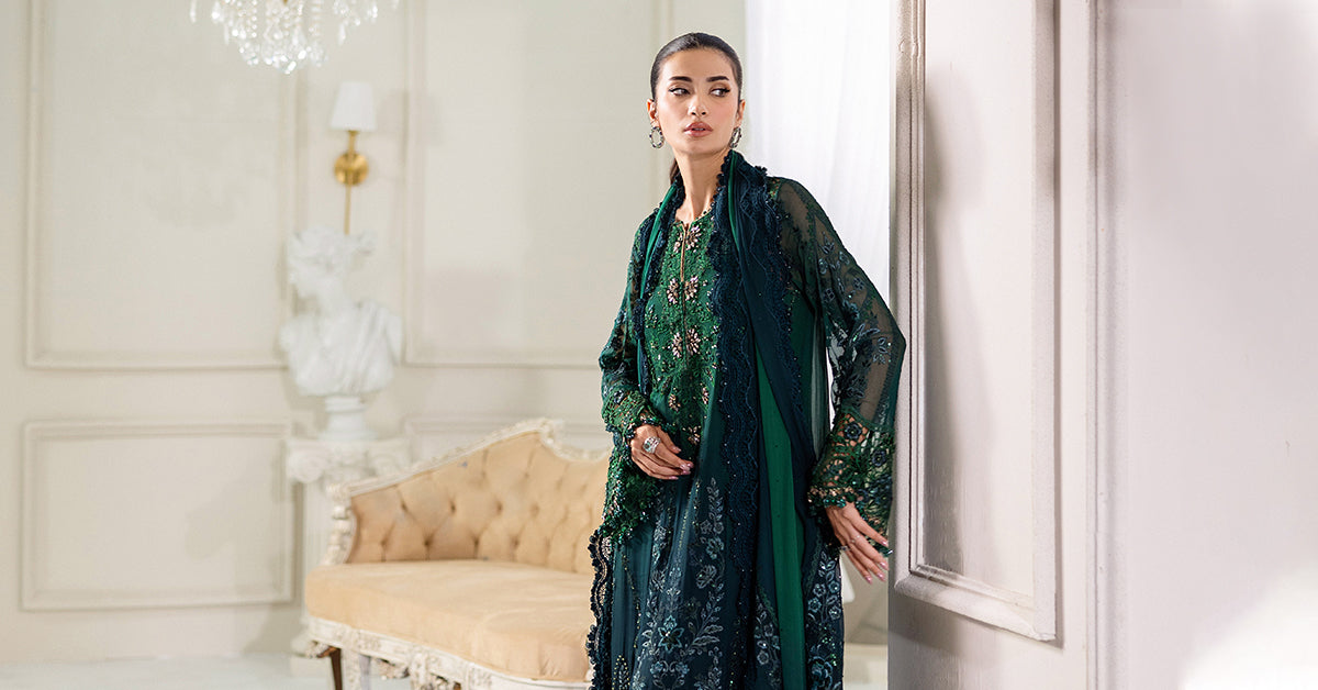 Maria B | Chiffon Formals 25 | MPC-25-106 - by Libasekhas UK - Registered Vendor of : Maria B - 100% Original Designer Dress