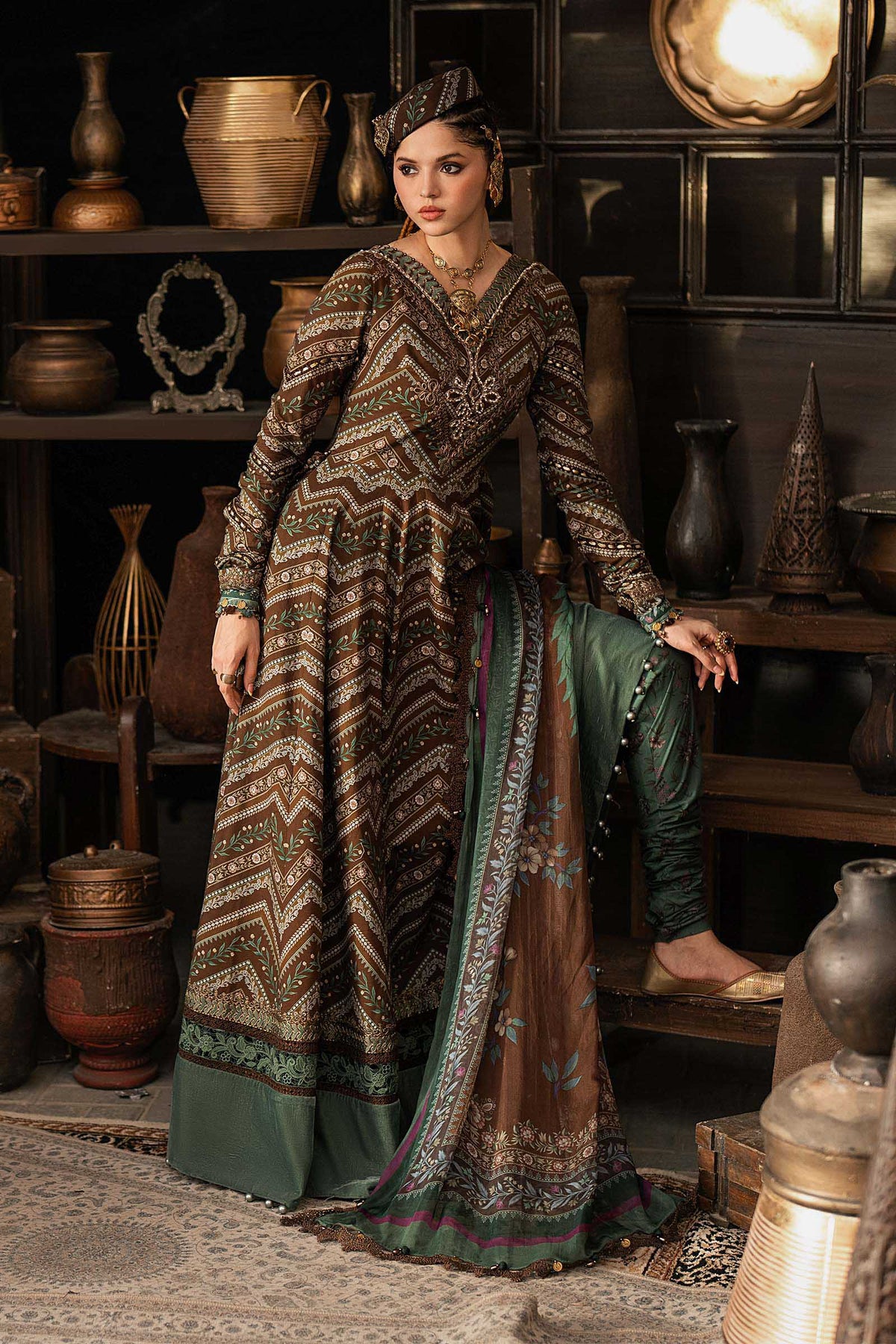 Maria B | M Prints Winter Fall 2026 | MPT-3107-A - by Libasekhas UK - Registered Vendor of : Maria B - 100% Original Designer Dress