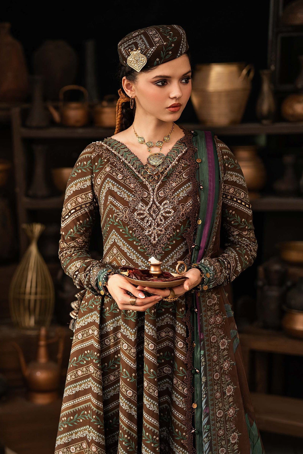 Maria B | M Prints Winter Fall 2026 | MPT-3107-A - by Libasekhas UK - Registered Vendor of : Maria B - 100% Original Designer Dress