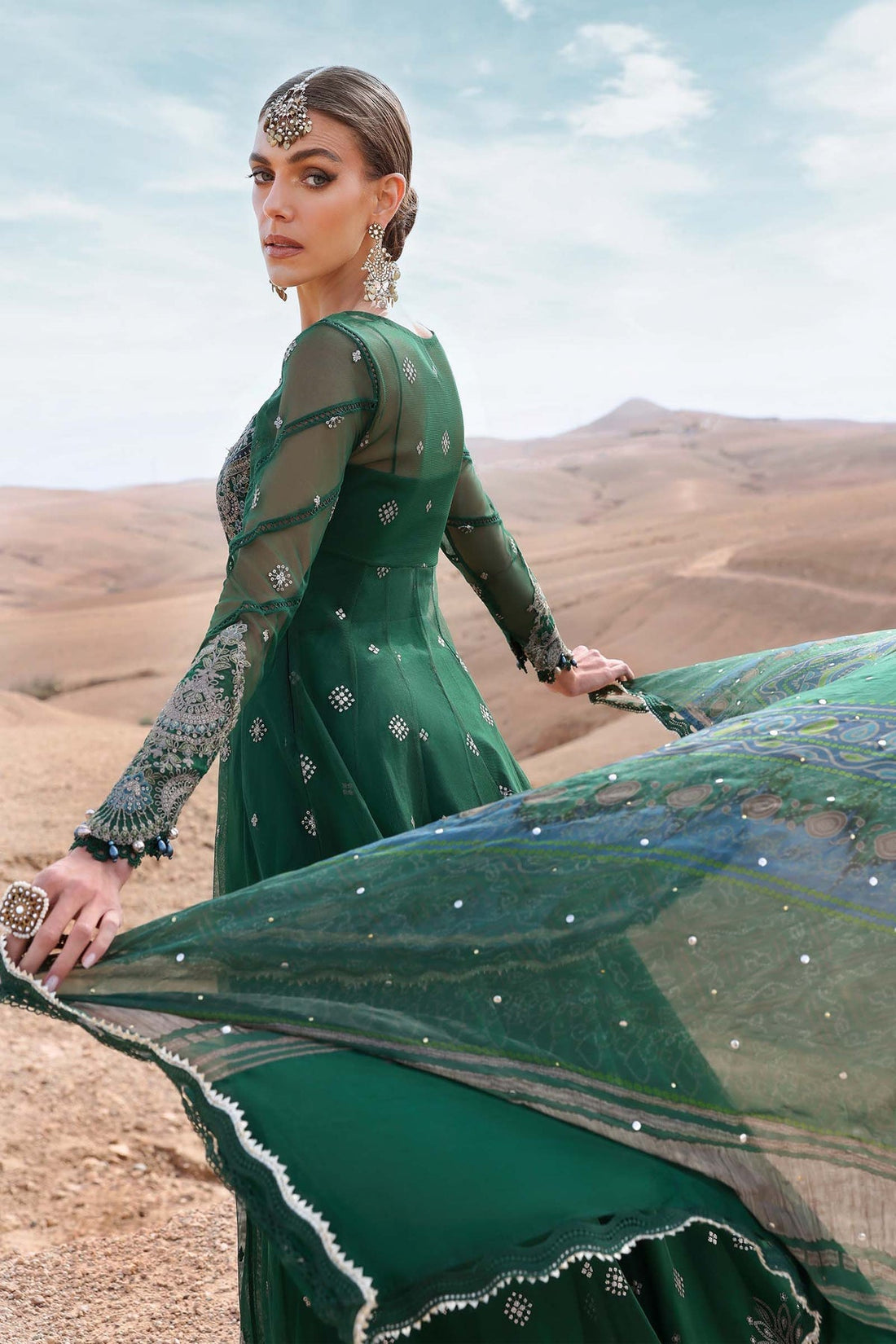 Maria B | Luxury Lawn 25 | D-2507-A - Ladies Clothes -  Libasekhas