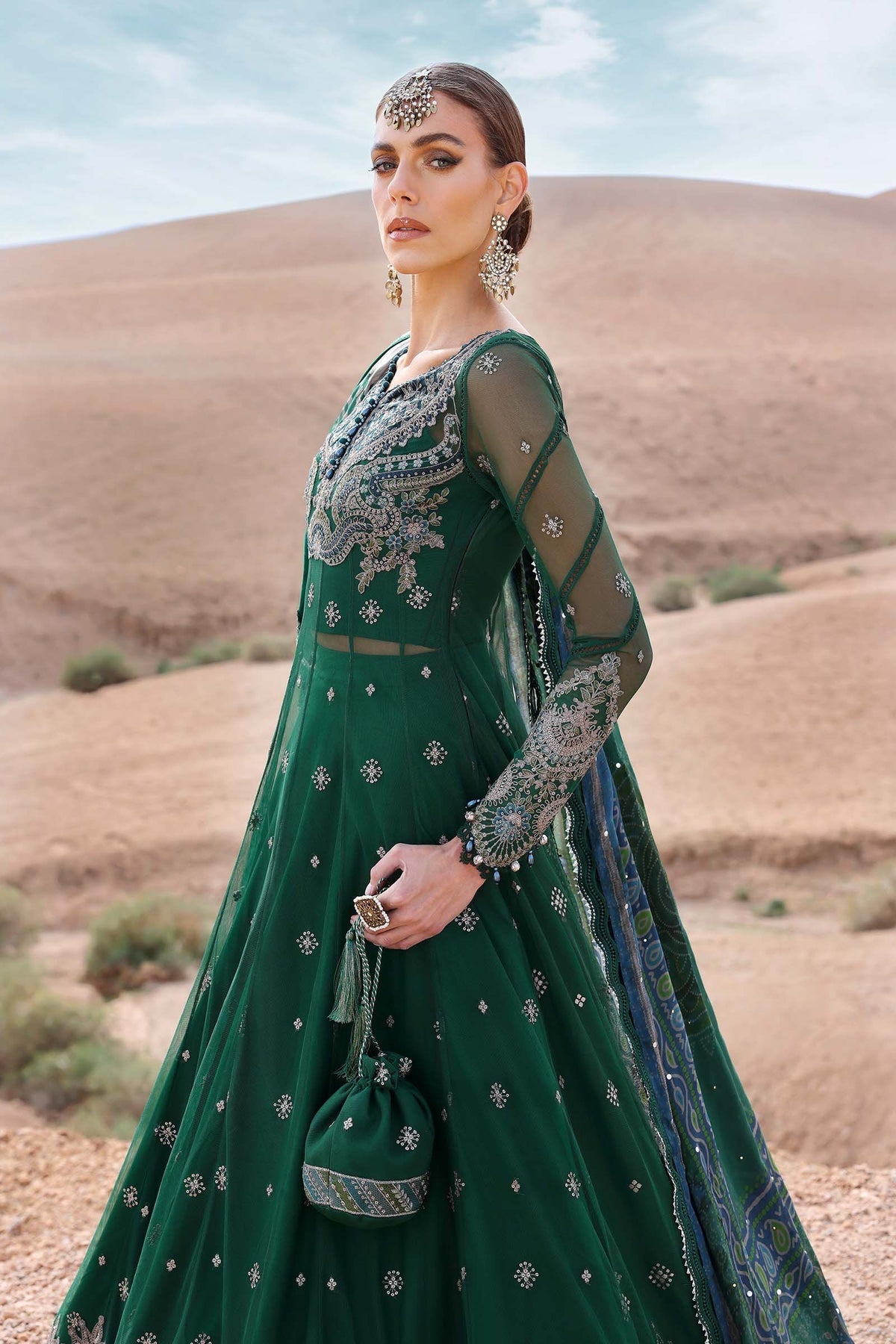 Maria B | Luxury Lawn 25 | D-2507-A - by - Libasekhas UK - Registered Vendor of : Maria B - 100% Original Designer Dresss