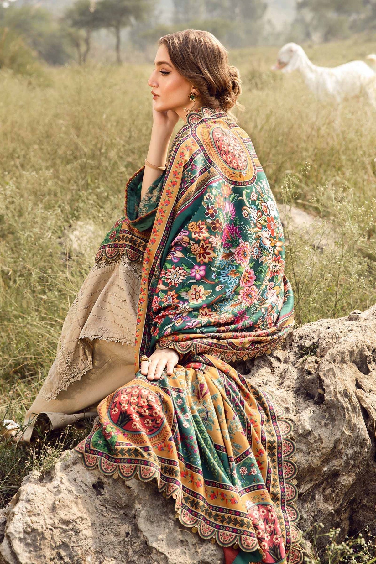 Maria B | M Prints Winter 24 | MPT-2407-A - Libasekhas