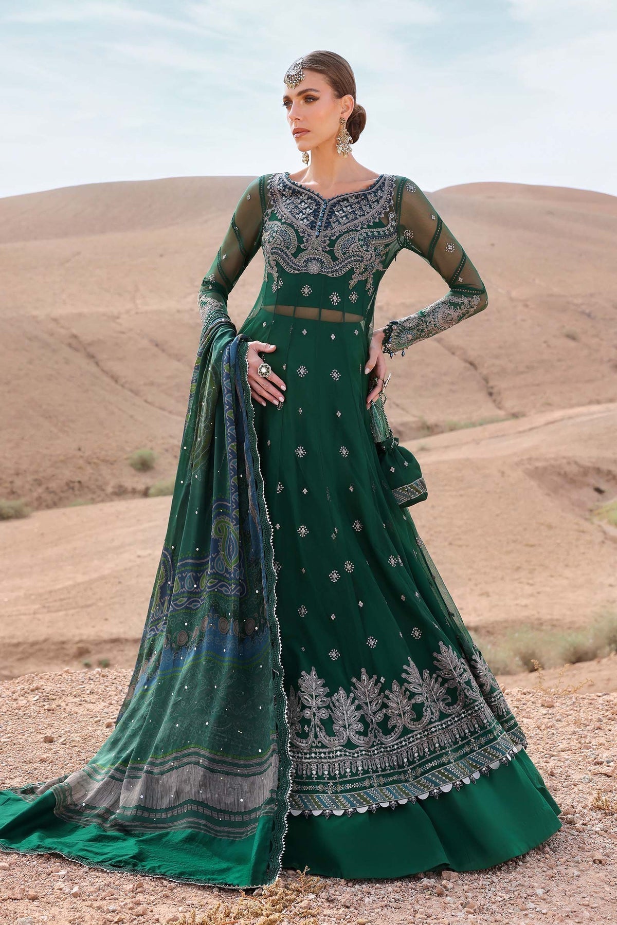 Maria B | Luxury Lawn 25 | D-2507-A - by - Libasekhas UK - Registered Vendor of : Maria B - 100% Original Designer Dresss