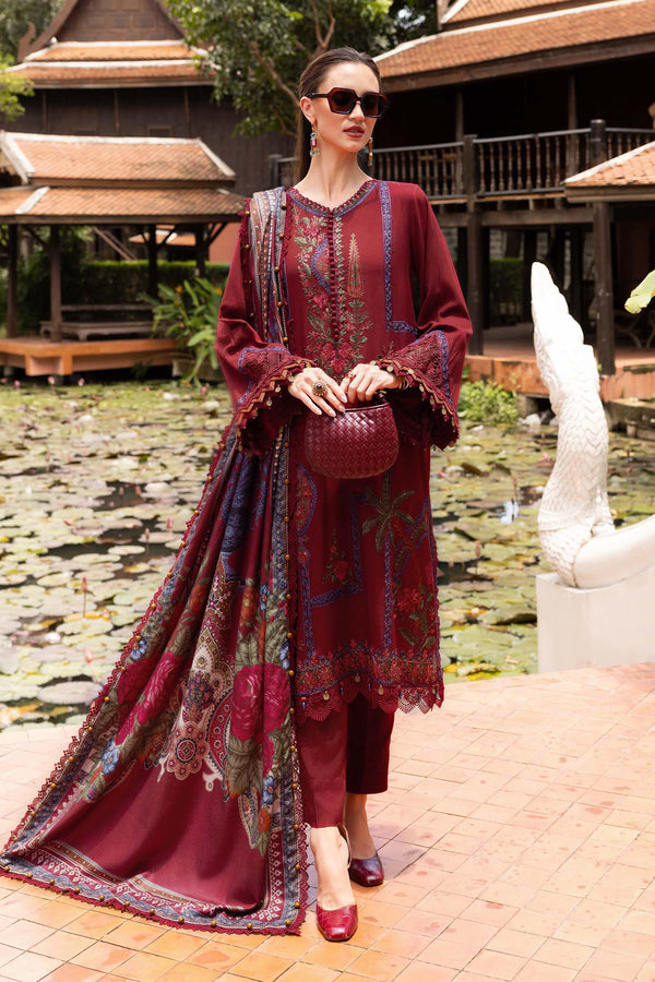 Maria B | M Prints Winter 25 | MPT-2807-A - by Libasekhas UK - Registered Vendor of : Maria B - 100% Original Designer Dress