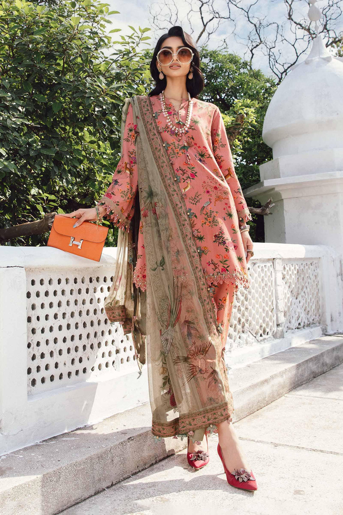 Maria B | M Prints Winter 25 |MPT-2707-A - by Libasekhas UK - Registered Vendor of : Maria B - 100% Original Designer Dress