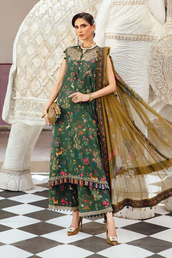 Maria B | M Prints Winter 25 | MPT-2707-B - by Libasekhas UK - Registered Vendor of : Maria B - 100% Original Designer Dress