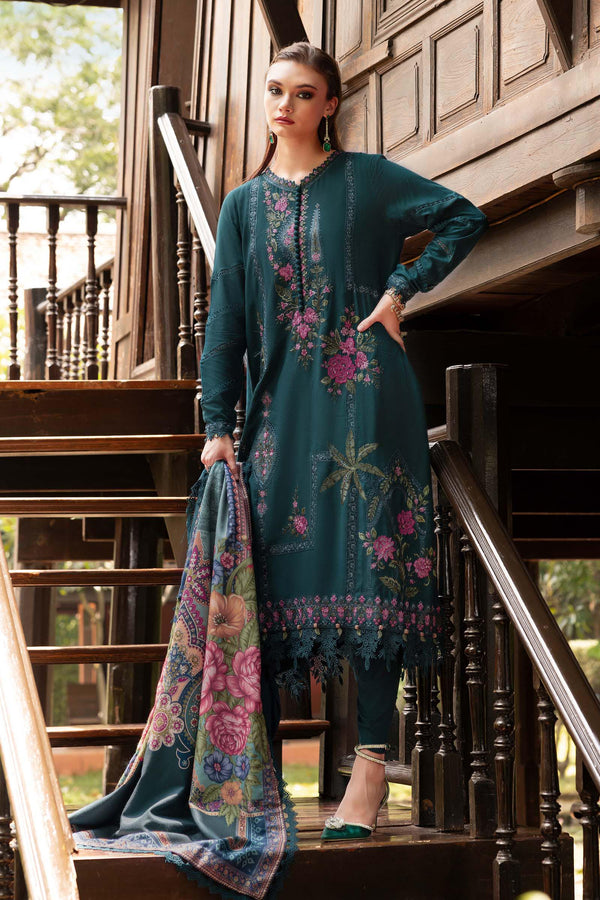 Maria B | M Prints Winter 25 | MPT-2807-B - by Libasekhas UK - Registered Vendor of : Maria B - 100% Original Designer Dress
