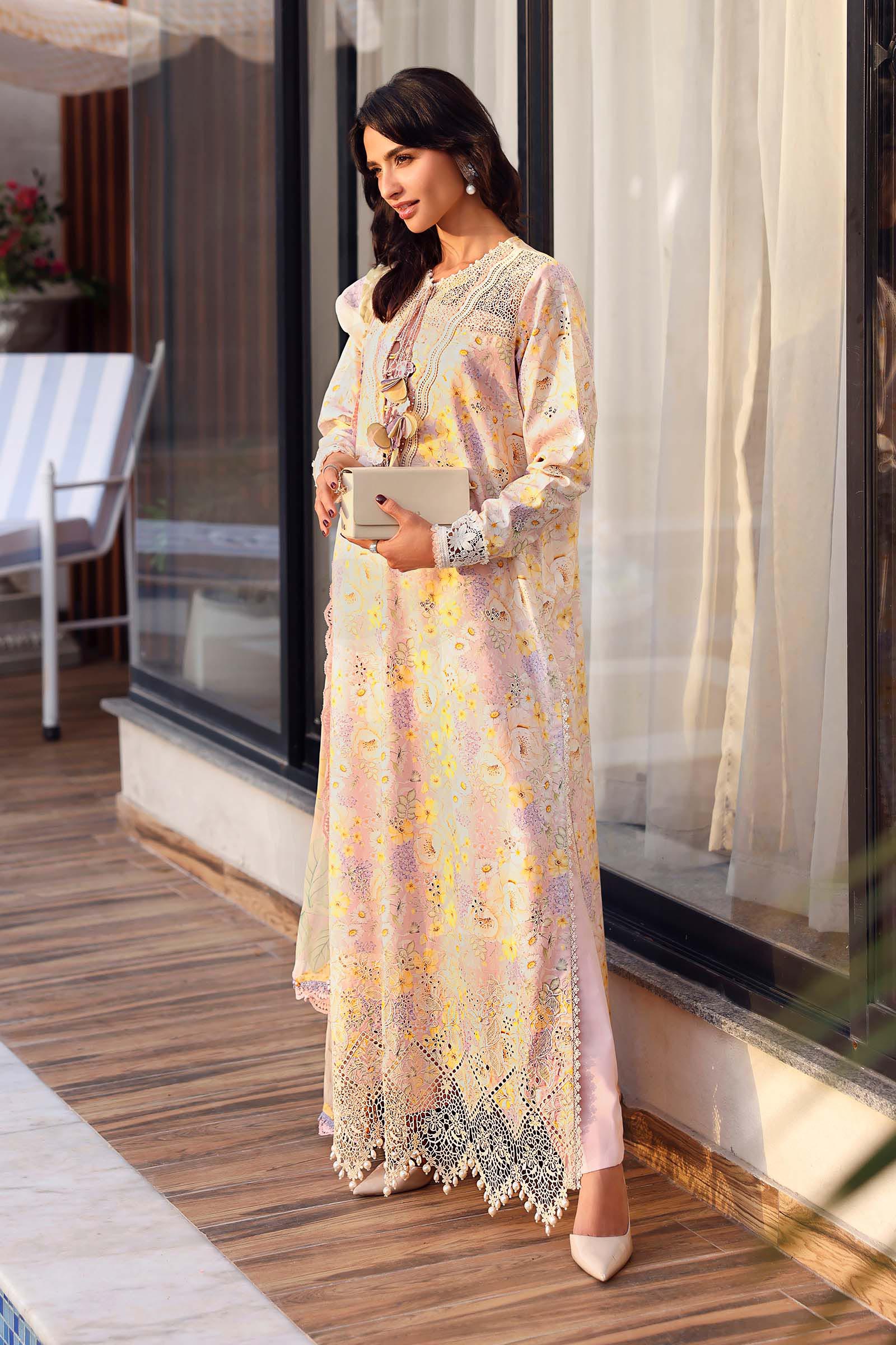 Maria B | M Prints 26 | MPT-3007-B - by Libasekhas UK - Registered Vendor of : Maria B - 100% Original Designer Dress