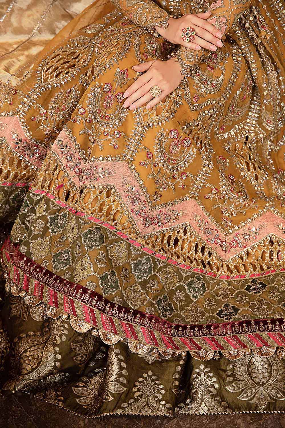 Maria B | Mbroidered Formals 24 | Organza Suit | BD-2907 - by - Libasekhas UK - Registered Vendor of : Maria B - 100% Original Designer Dresss
