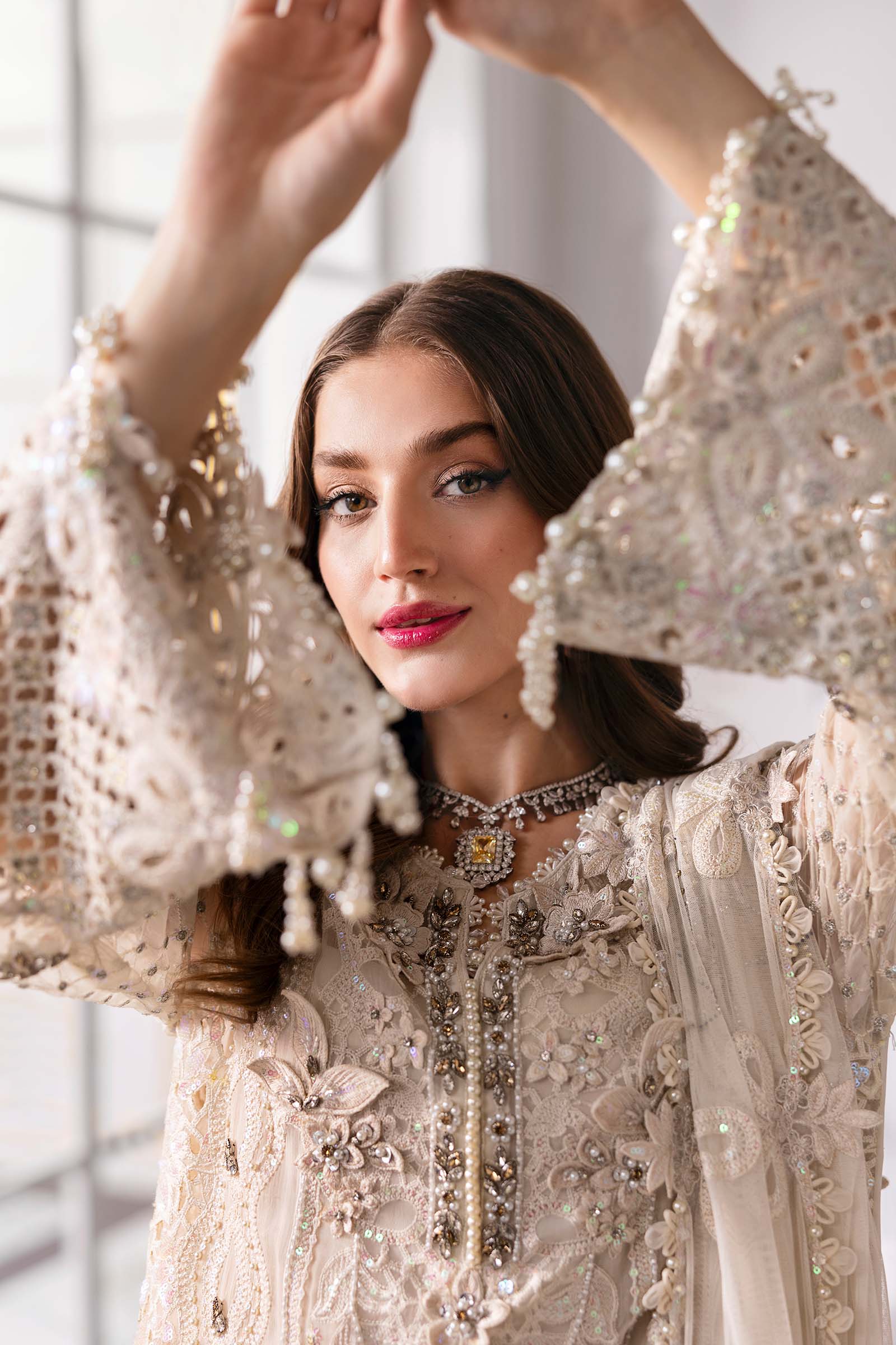 Maria B | Mbroidered 2025 | BD-3007 - by - Libasekhas UK - Registered Vendor of : Maria B - 100% Original Designer Dresss