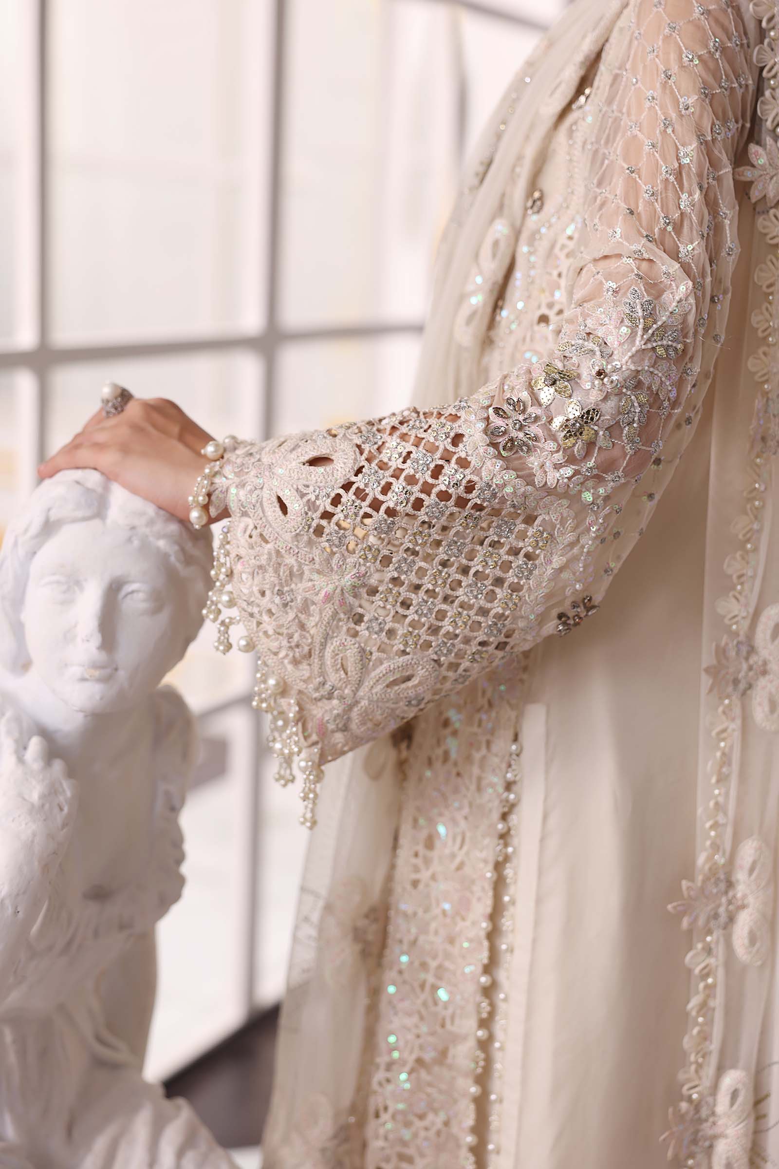 Maria B | Mbroidered 2025 | BD-3007 - by - Libasekhas UK - Registered Vendor of : Maria B - 100% Original Designer Dresss
