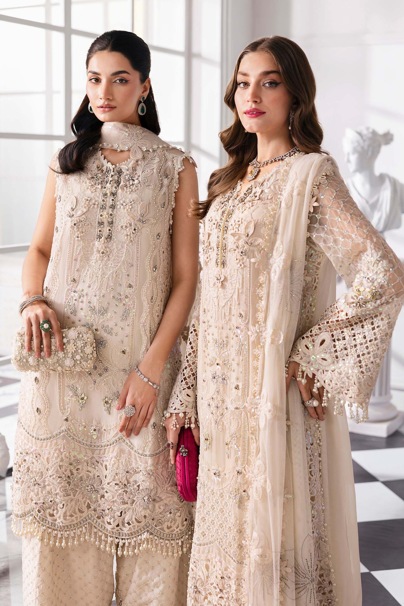 Maria B | Mbroidered 2025 | BD-3007 - by - Libasekhas UK - Registered Vendor of : Maria B - 100% Original Designer Dresss