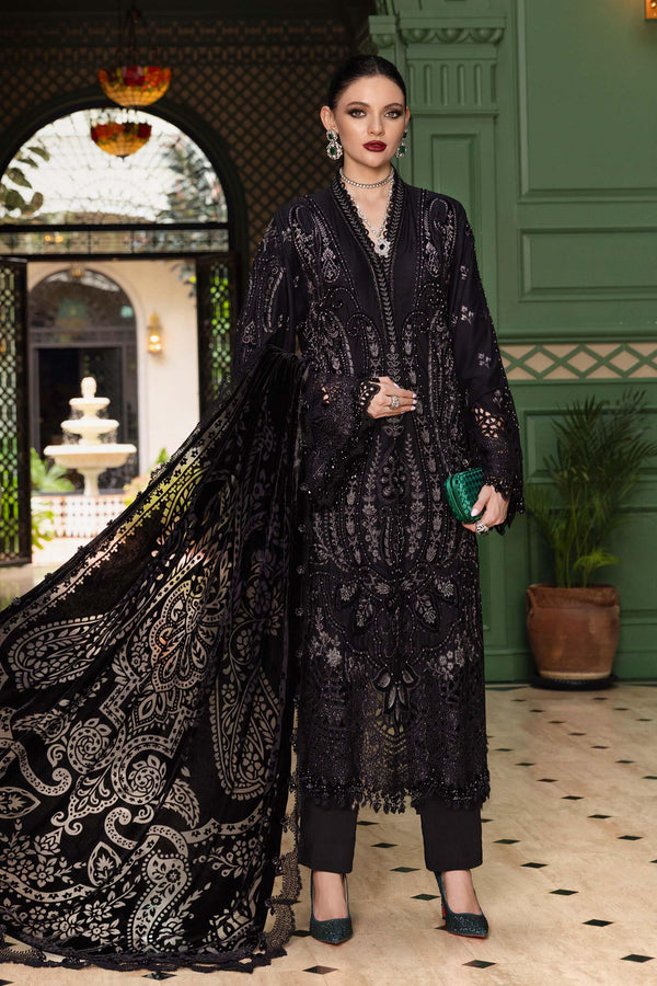 Maria B | Winter Luxe 25 | WL-1307 - by Libasekhas UK - Registered Vendor of : Maria B - 100% Original Designer Dress