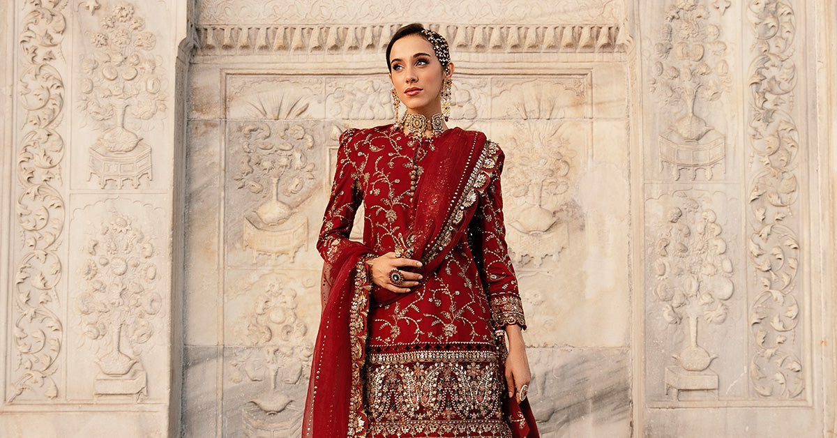Maria B | Sateen Formals 24 | CST-807 - by - Libasekhas UK - Registered Vendor of : Maria B - 100% Original Designer Dresss