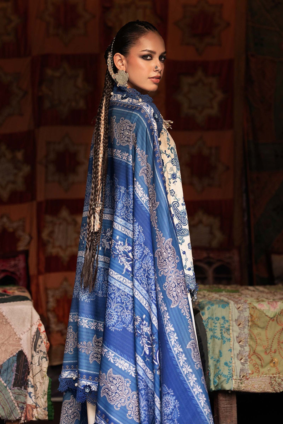 Maria B | M Prints Winter Fall 2026 | MPT-3108-A - by Libasekhas UK - Registered Vendor of : Maria B - 100% Original Designer Dress
