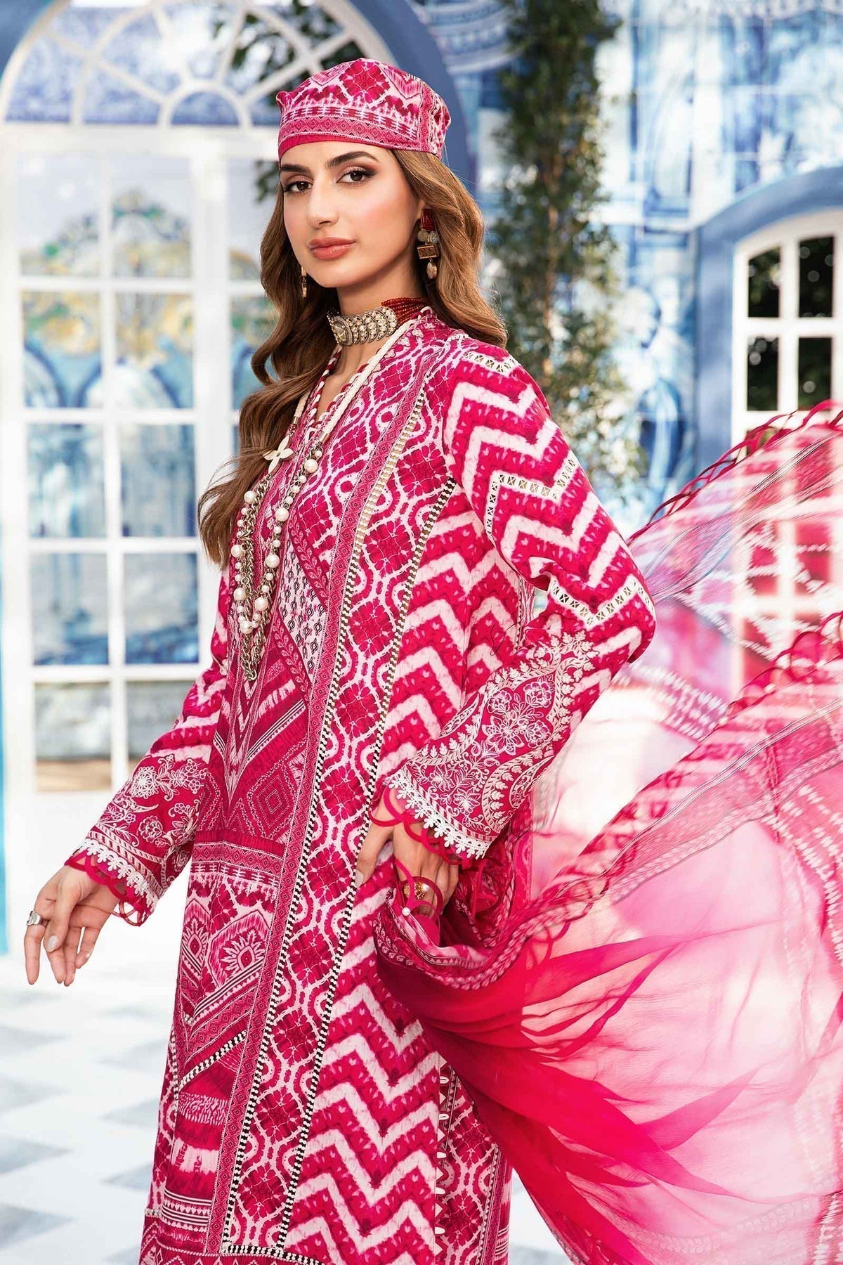 Maria.B | M Print Eid Edit | MPT-2208-A - by - Libasekhas UK - Registered Vendor of : Maria B - 100% Original Designer Dresss