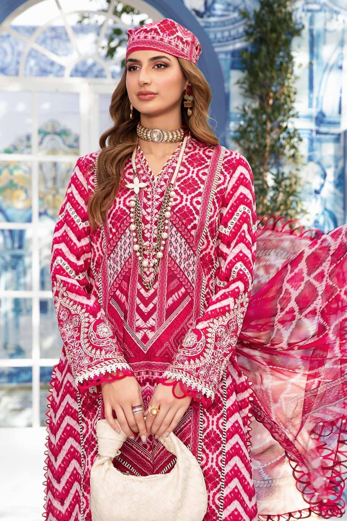 Maria.B | M Print Eid Edit | MPT-2208-A - by - Libasekhas UK - Registered Vendor of : Maria B - 100% Original Designer Dresss