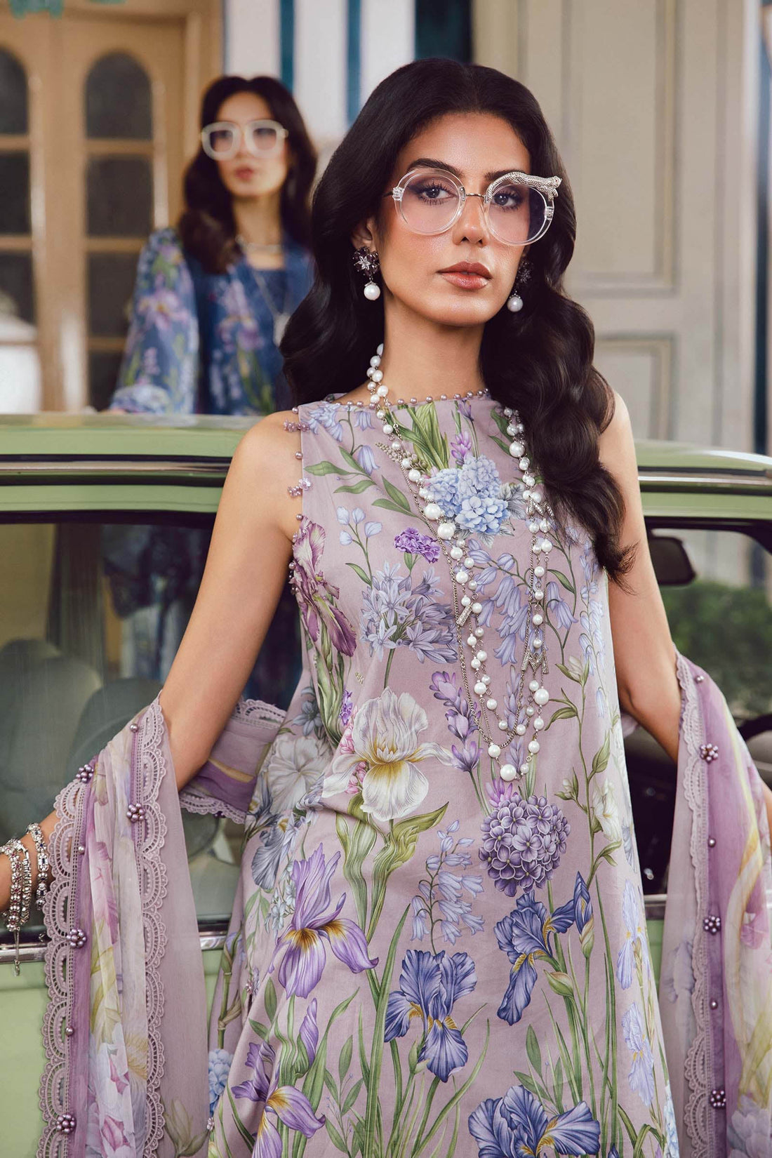 Maria B | M Prints Winter 25 | MPT-2708-A - by Libasekhas UK - Registered Vendor of : Maria B - 100% Original Designer Dress