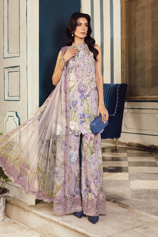 Maria B | M Prints Winter 25 | MPT-2708-A - by Libasekhas UK - Registered Vendor of : Maria B - 100% Original Designer Dress