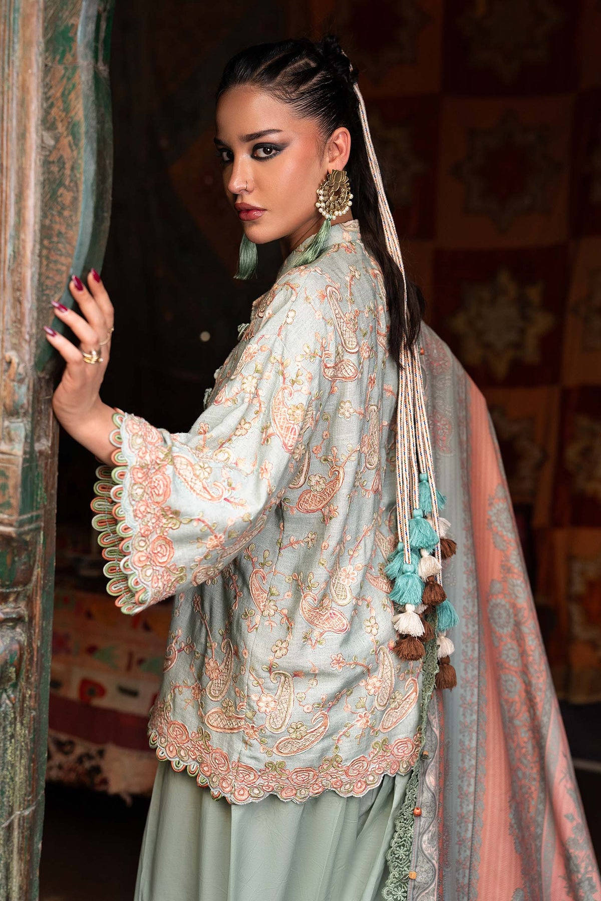 Maria B | M Prints Winter Fall 2026 | MPT-3108-B - by Libasekhas UK - Registered Vendor of : Maria B - 100% Original Designer Dress