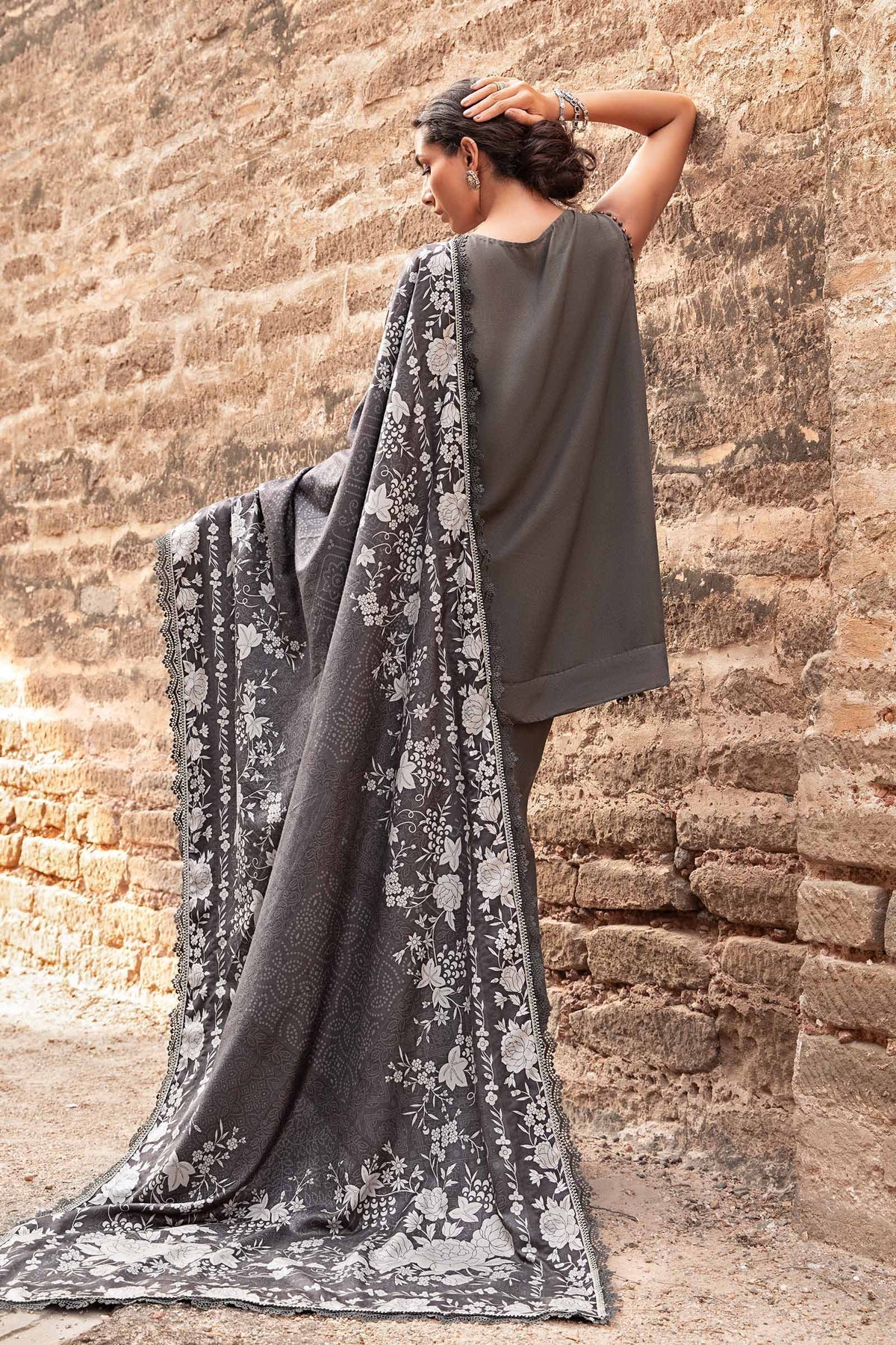 Maria B | M Prints Winter 24 | MPT-2408-B - by - Libasekhas UK - Registered Vendor of : Maria B - 100% Original Designer Dresss