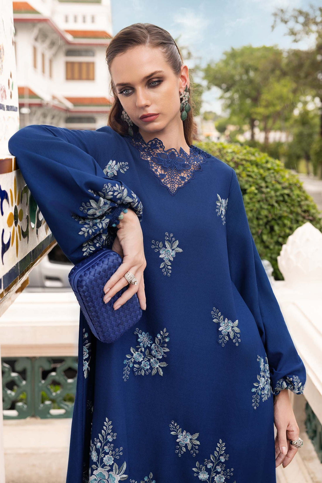 Maria B | M Prints Winter 25 | MPT-2808-B - by Libasekhas UK - Registered Vendor of : Maria B - 100% Original Designer Dress