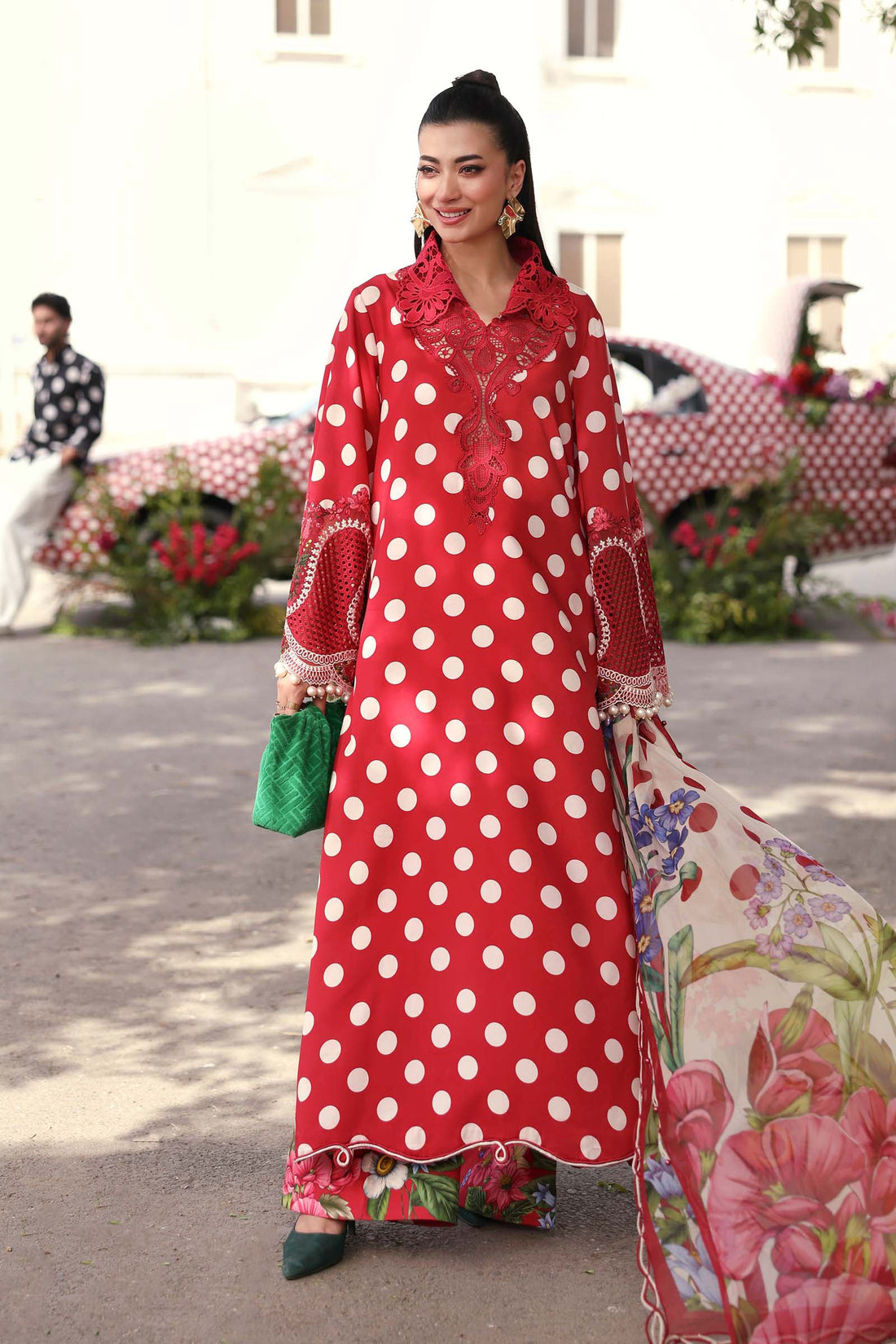 Maria B | M Prints 26 | MPT-3008-B - by Libasekhas UK - Registered Vendor of : Maria B - 100% Original Designer Dress