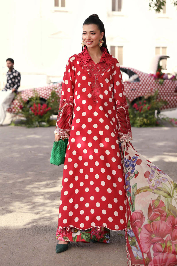 Maria B | M Prints 26 | MPT-3008-B - by Libasekhas UK - Registered Vendor of : Maria B - 100% Original Designer Dress