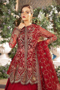 Maria B | Mbroidered Formals 24 | Organza Suit | BD-2908 - by - Libasekhas UK - Registered Vendor of : Maria B - 100% Original Designer Dresss